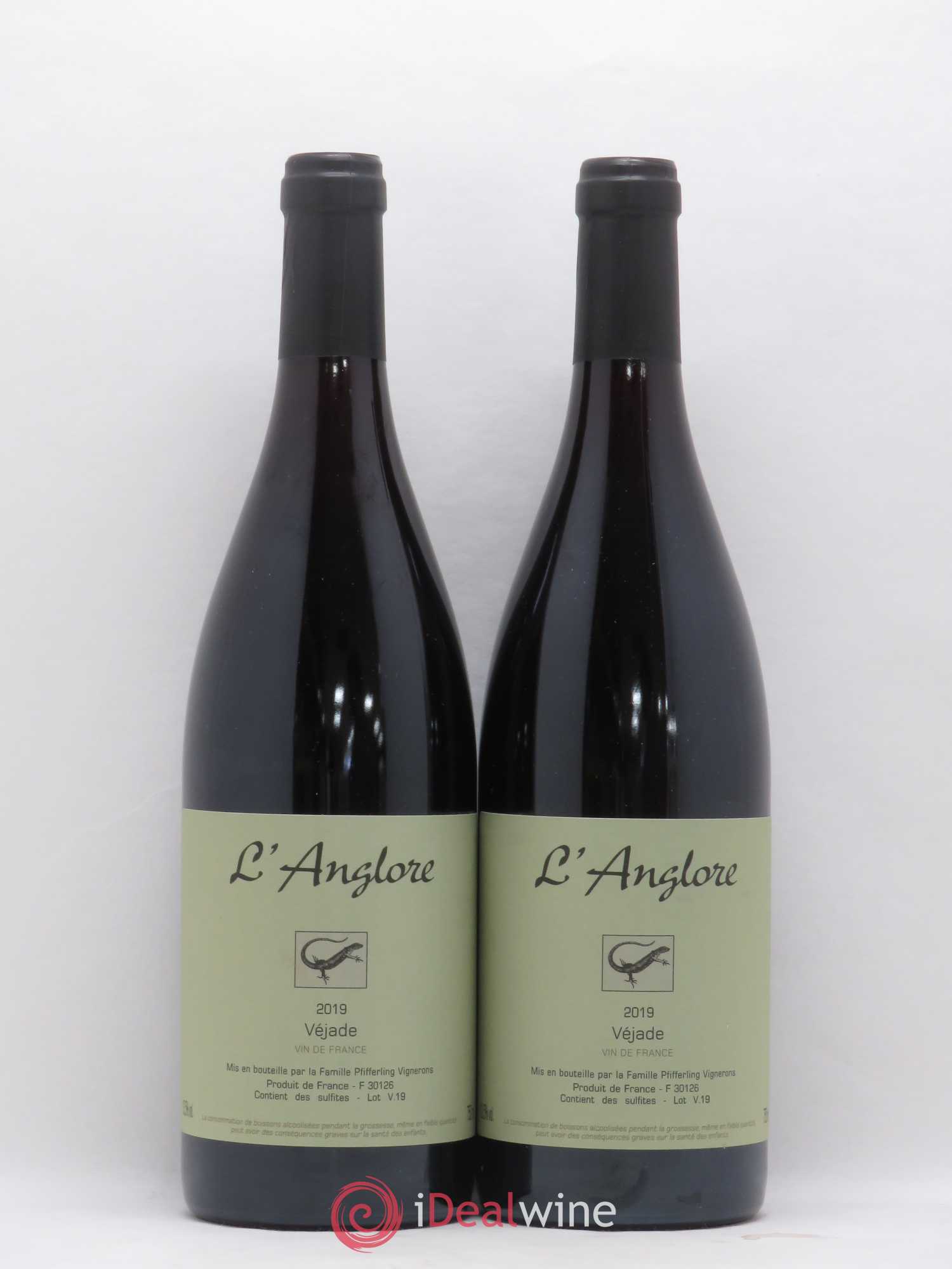 Vin de France Véjade L'Anglore 2019 - Lot de 2 bouteilles - 0