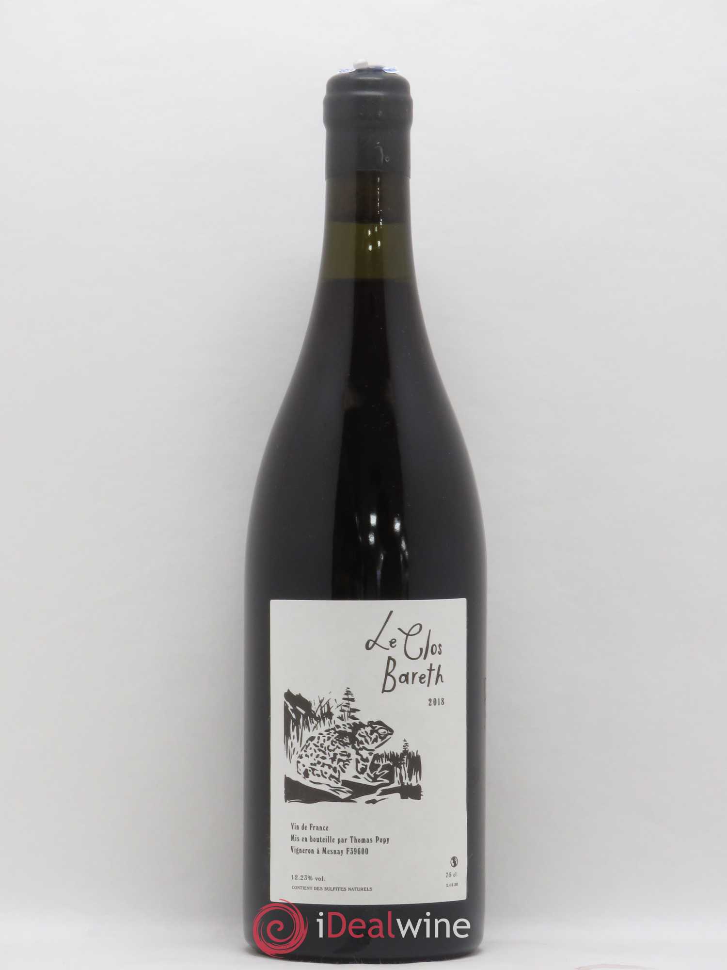 Vin de France Clos Bareth Thomas Popy 2018 - Lot de 1 bouteille - 0