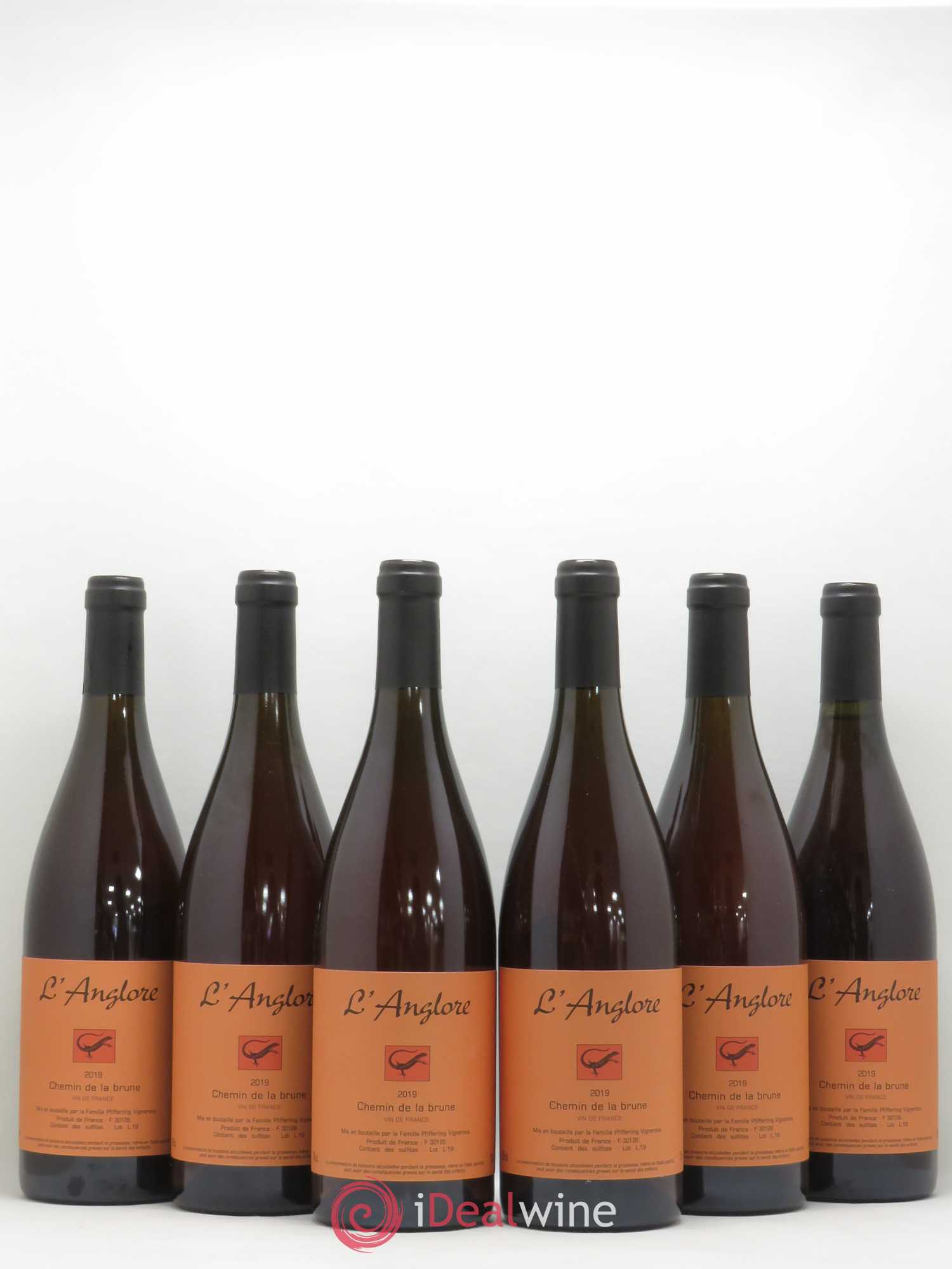 Vin de France Chemin de la brune L'Anglore 2019 - Lot de 6 bouteilles - 0
