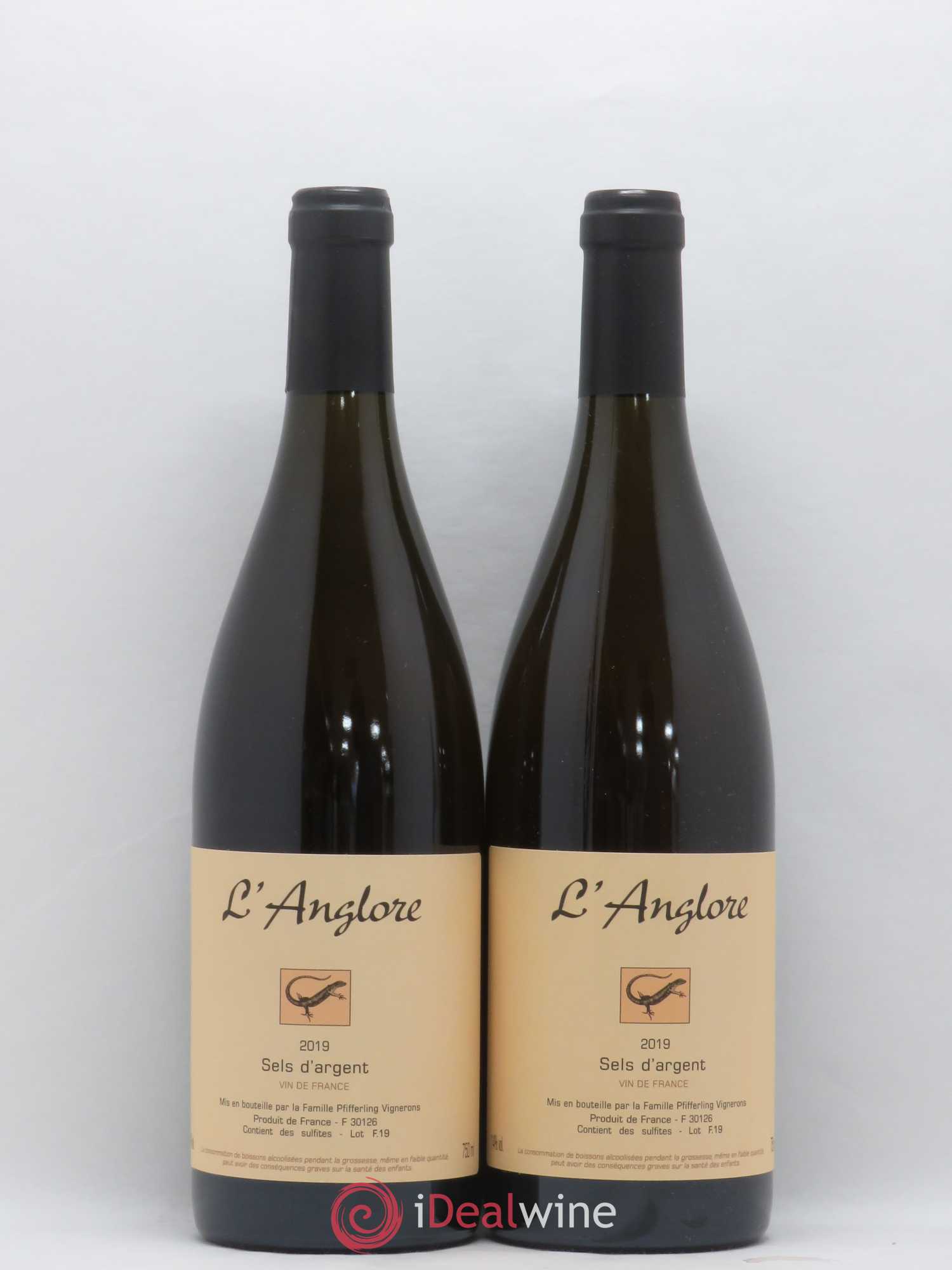 Vin de France Sels d'argent L'Anglore 2019 - Lot de 2 bouteilles - 0