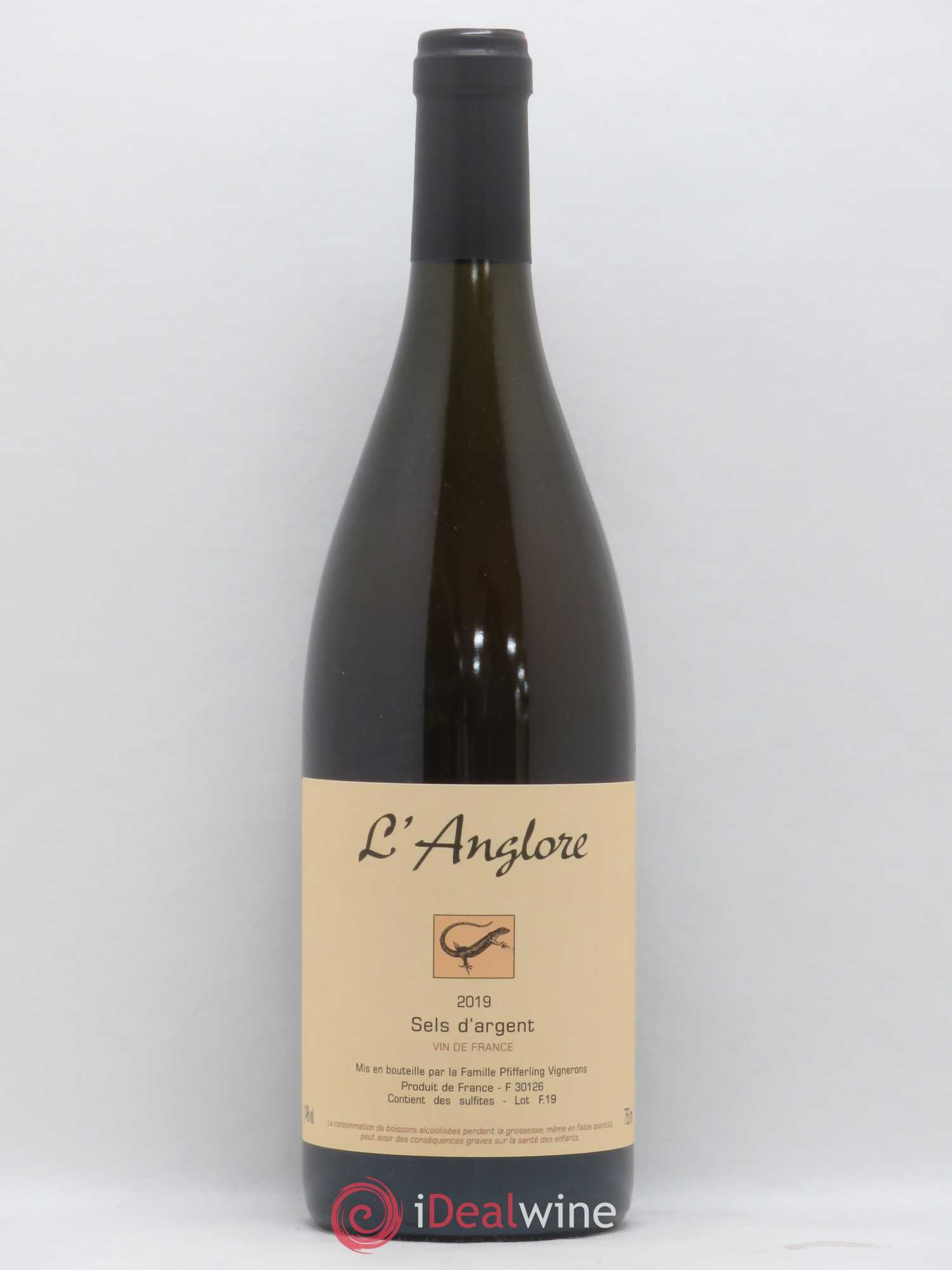 Vin de France Sels d'argent L'Anglore 2019 - Lot de 1 bouteille - 0