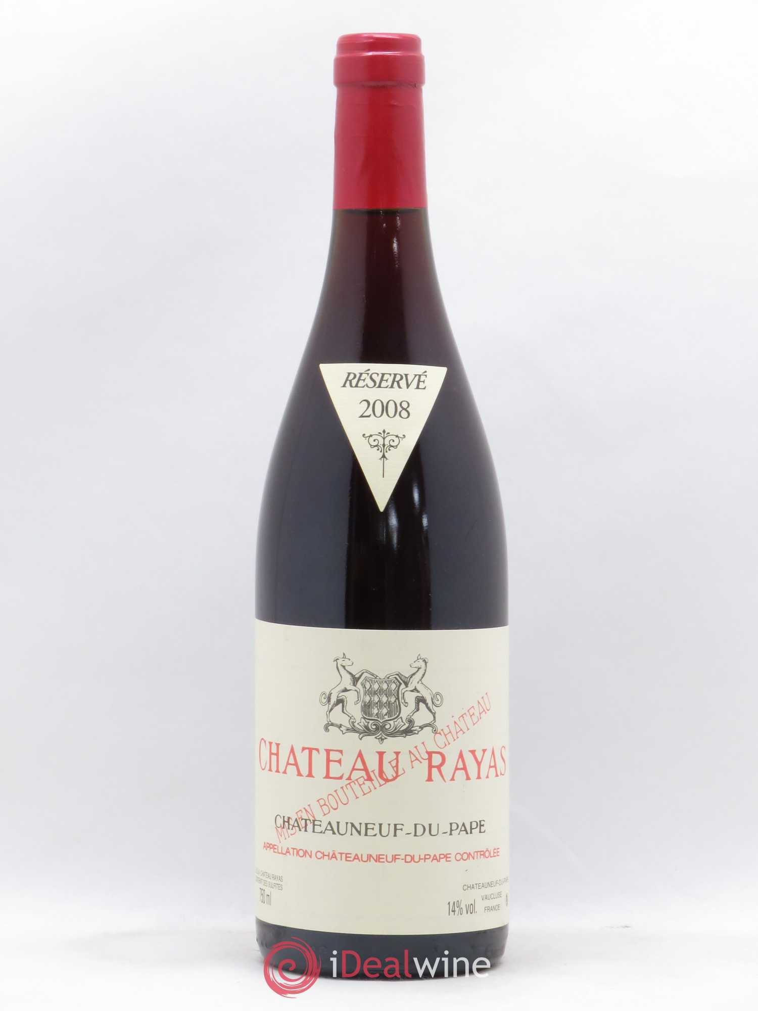 Châteauneuf-du-Pape Château Rayas Emmanuel Reynaud 2008 - Lot de 1 bouteille - 0
