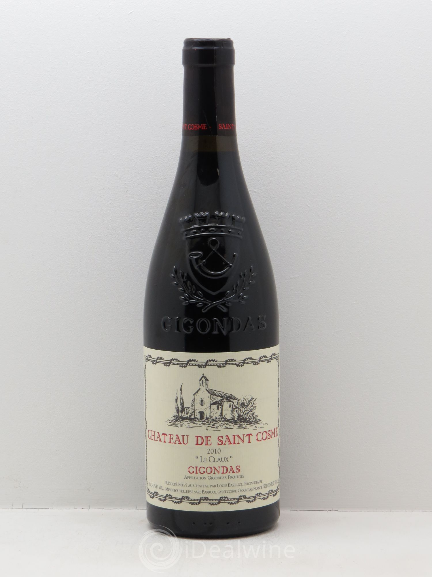 Gigondas les Claux Château Saint Cosme 2010 - Posten von 1 Flasche - 0