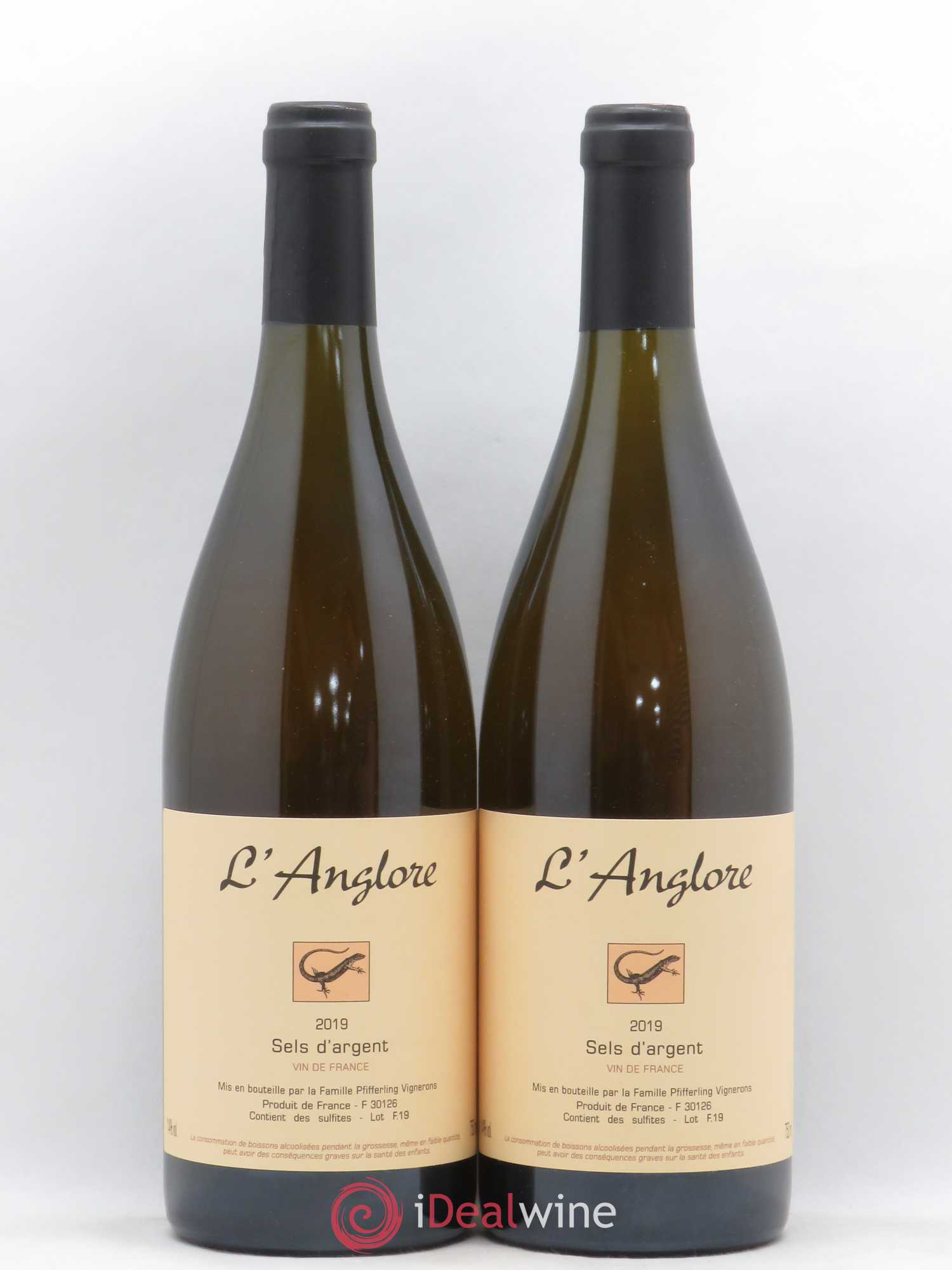 Vin de France Sels d'argent L'Anglore 2019 - Lot de 2 bouteilles - 0