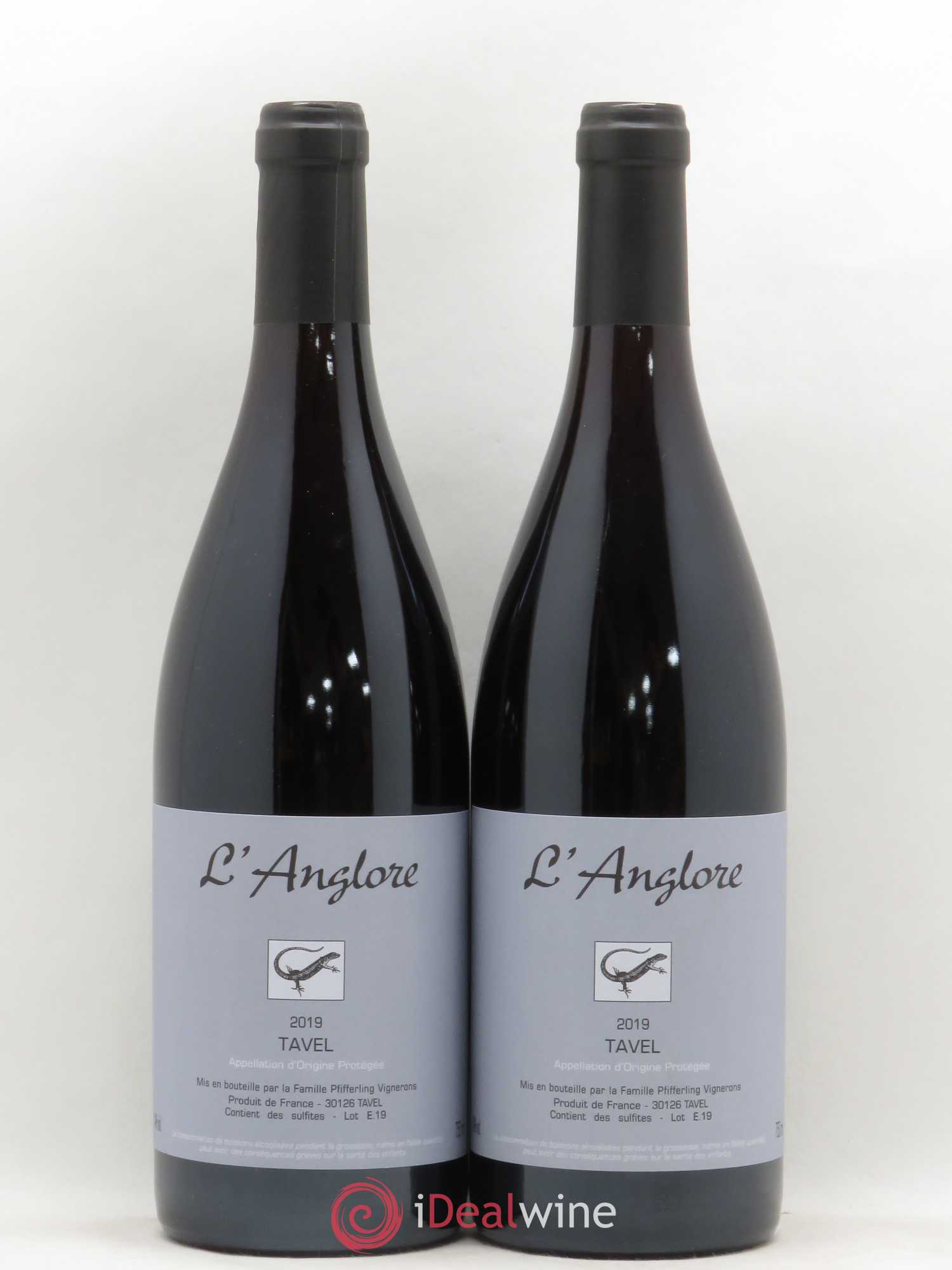 Tavel L'Anglore 2019 - Posten von 2 Flaschen - 0