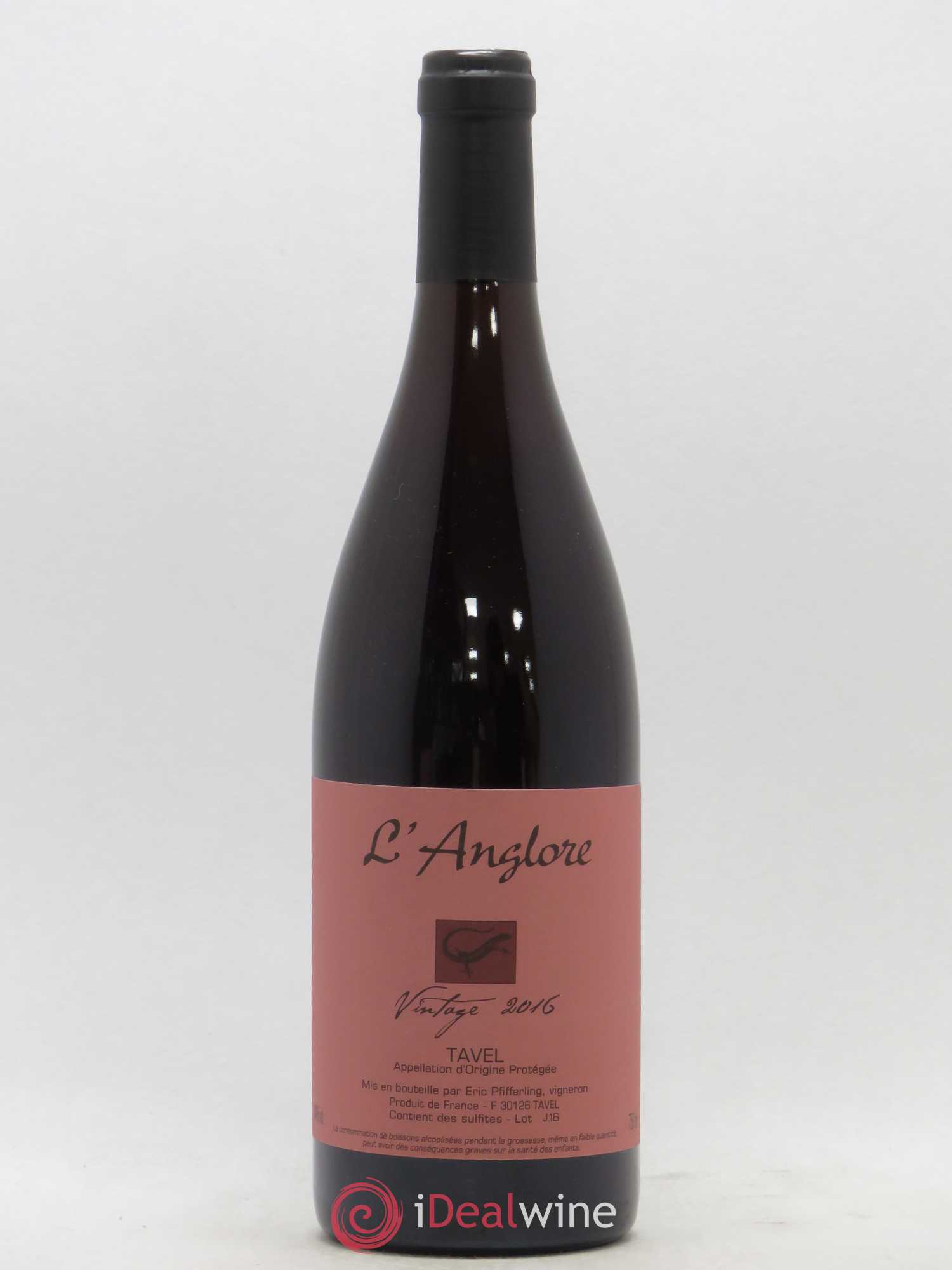 Tavel Vintage L'Anglore 2016 - Lot de 1 bouteille - 0