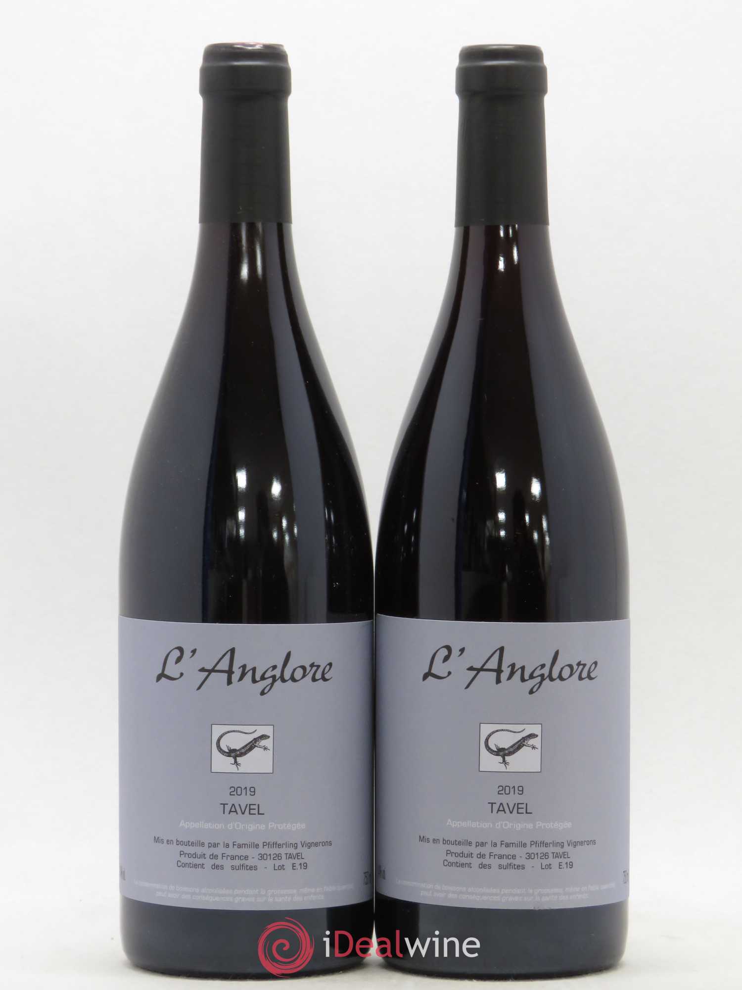 Tavel L'Anglore 2019 - Posten von 2 Flaschen - 0