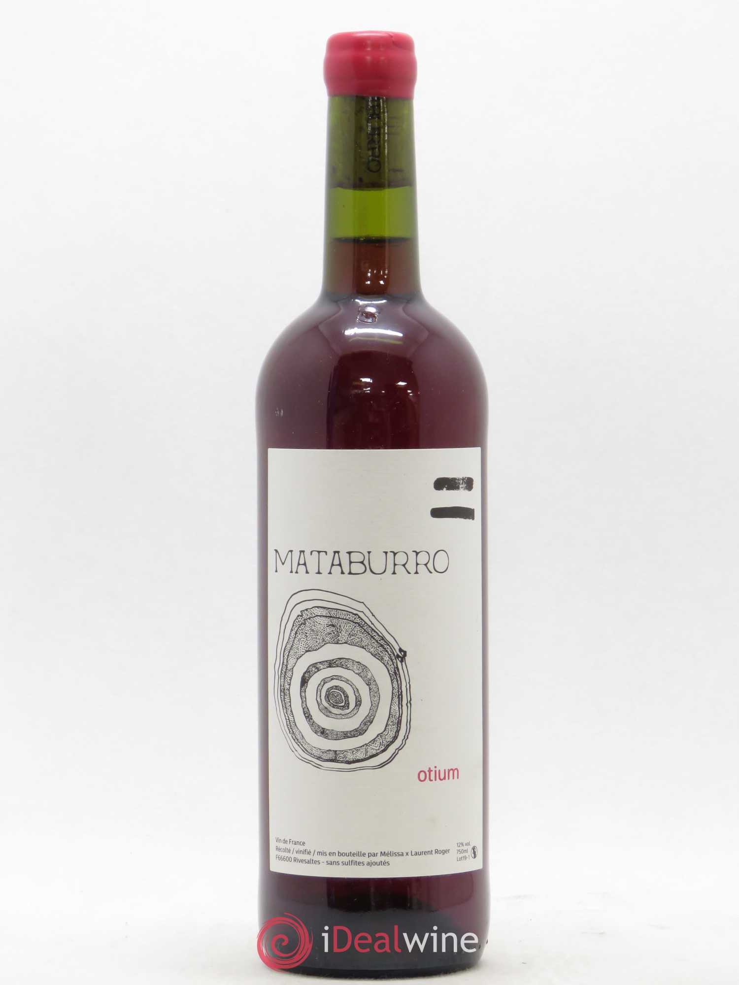 Vin de France Otium Mataburro Laurent Roger 2019 - Lot de 1 bouteille - 0