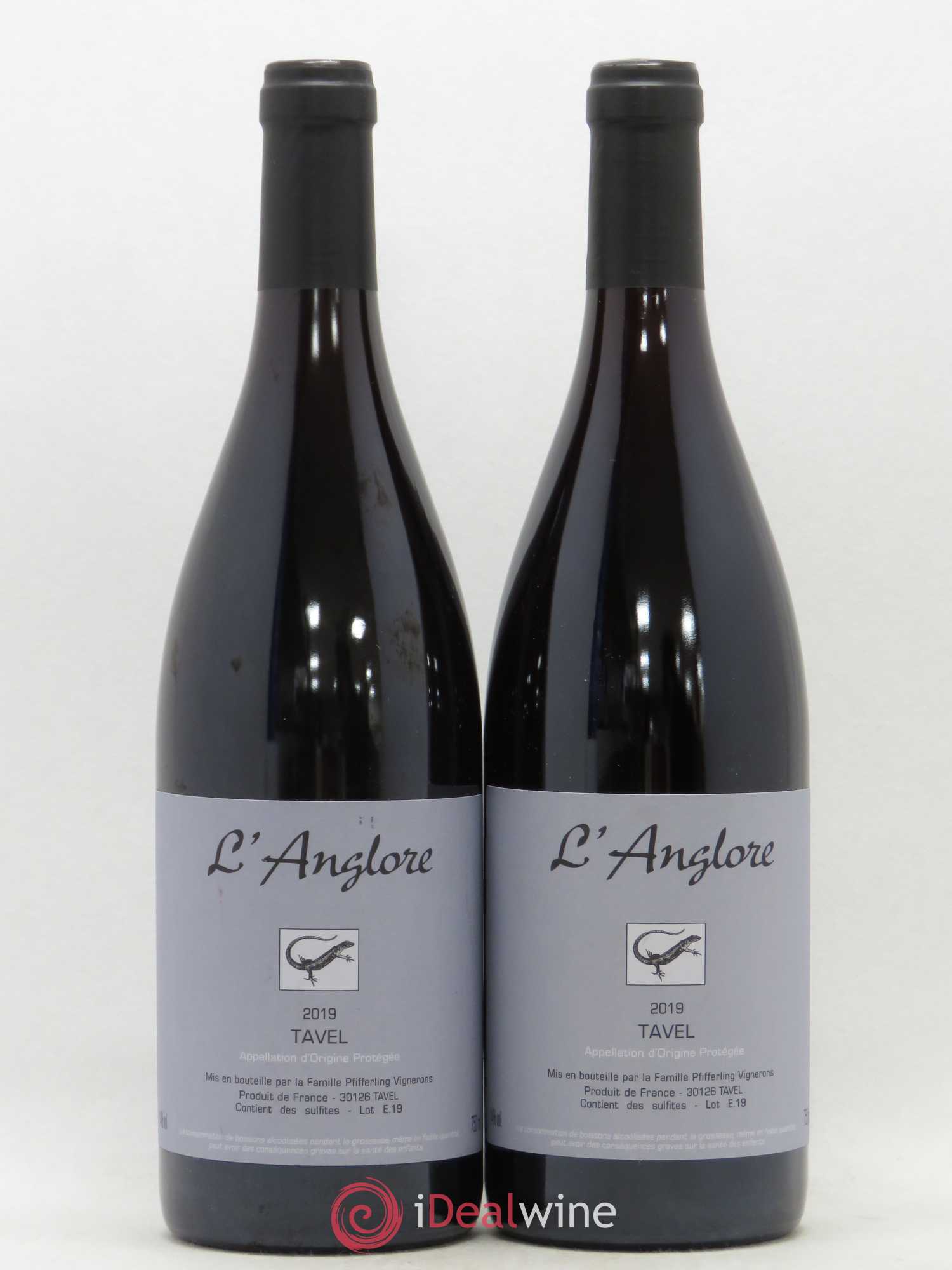 Tavel L'Anglore 2019 - Posten von 2 Flaschen - 0
