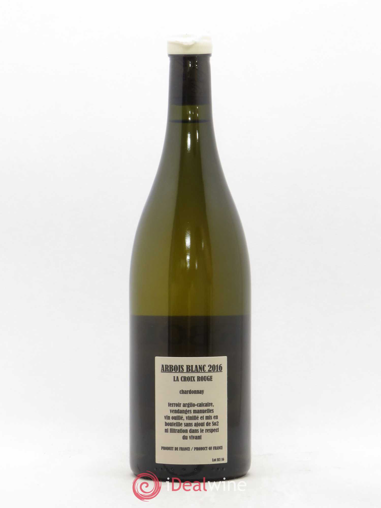 Arbois Chardonnay La Croix Rouge Adeline Houillon & Renaud Bruyère 2016 - Lot de 1 bouteille - 1