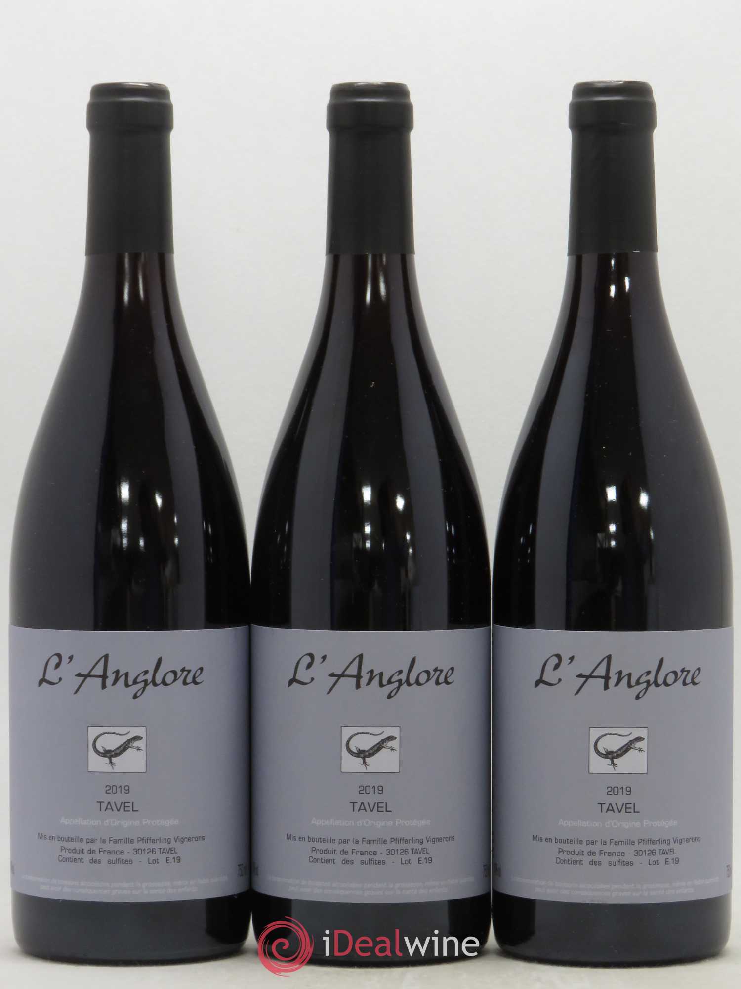 Tavel L'Anglore 2019 - Posten von 3 Flaschen - 0