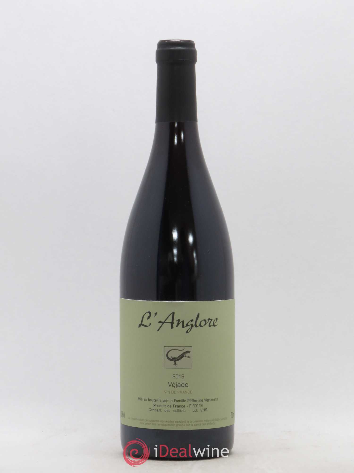 Vin de France Véjade L'Anglore 2019 - Lot de 1 bouteille - 0