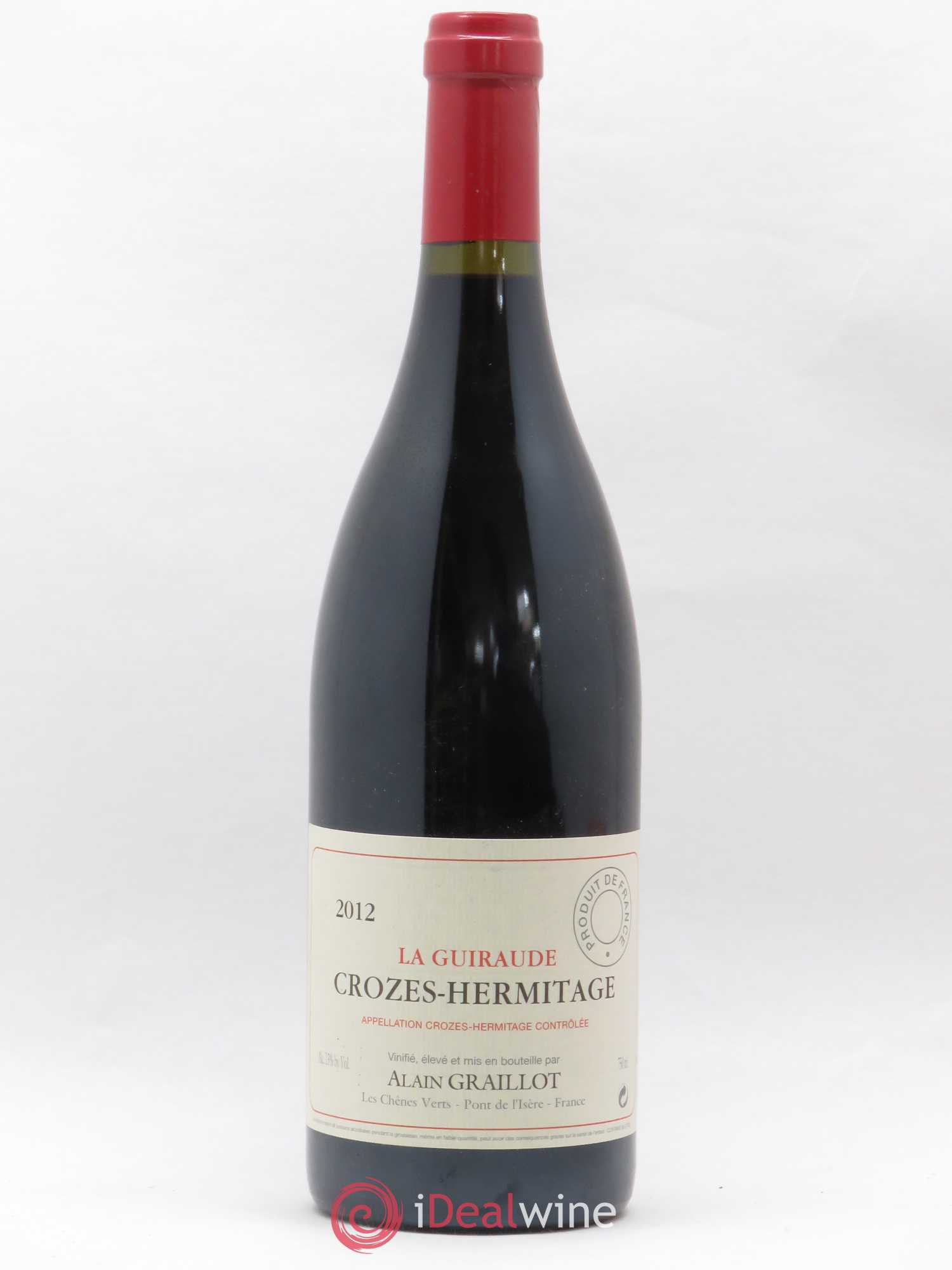 Crozes-Hermitage La Guiraude Domaine Graillot 2012 - Lot de 1 bouteille - 0