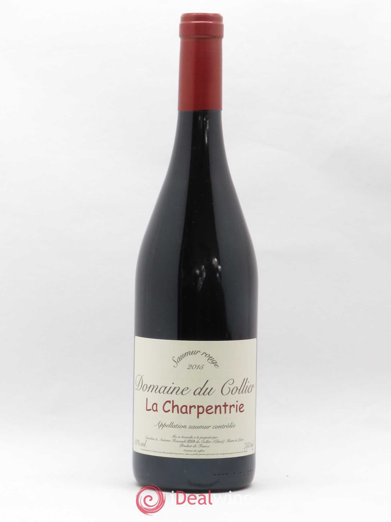 Saumur La Charpentrie Domaine du Collier 2015 - Lot de 1 bouteille - 0
