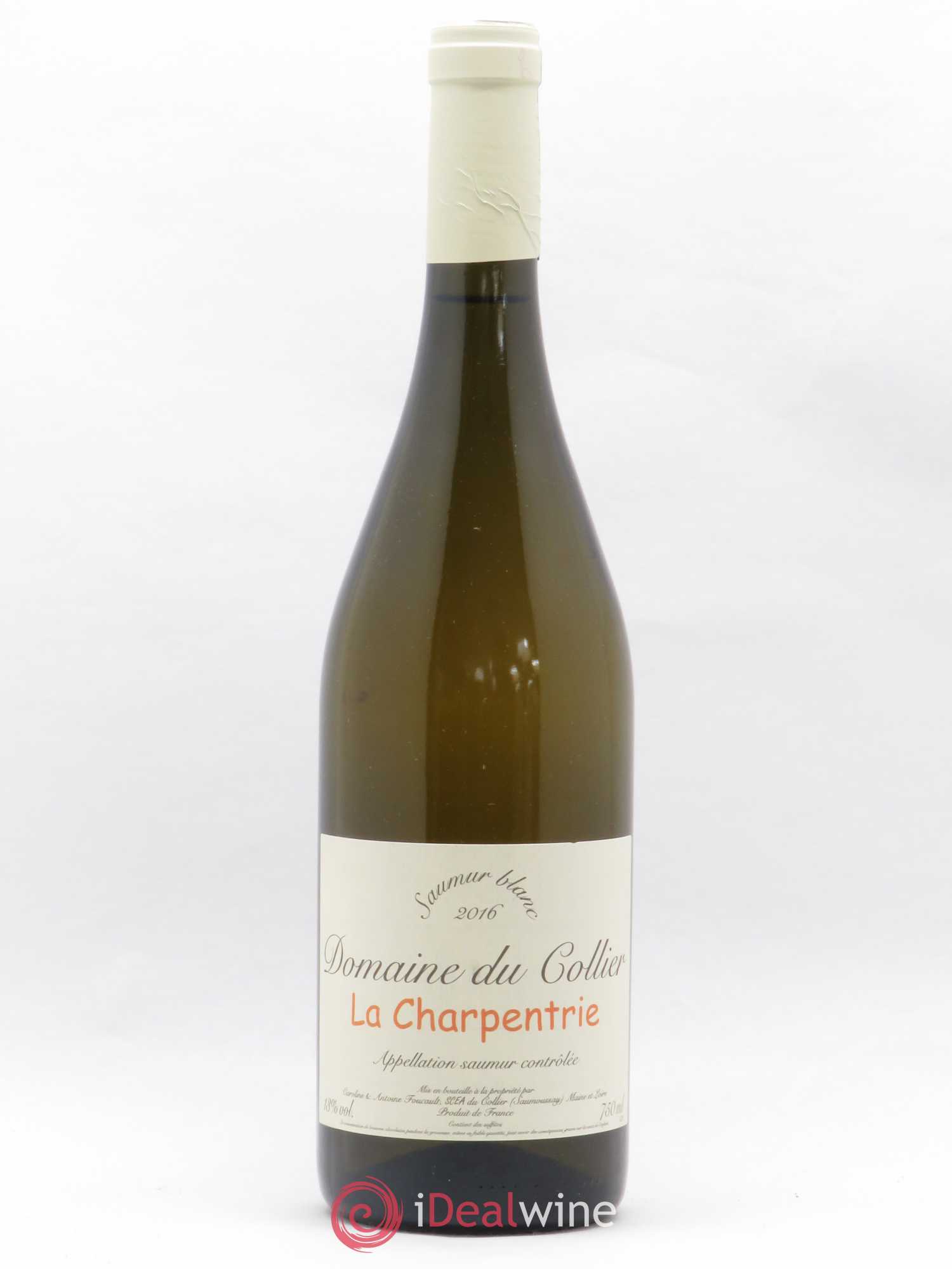 Saumur La Charpentrie Domaine du Collier 2016 - Lot de 1 bouteille - 0