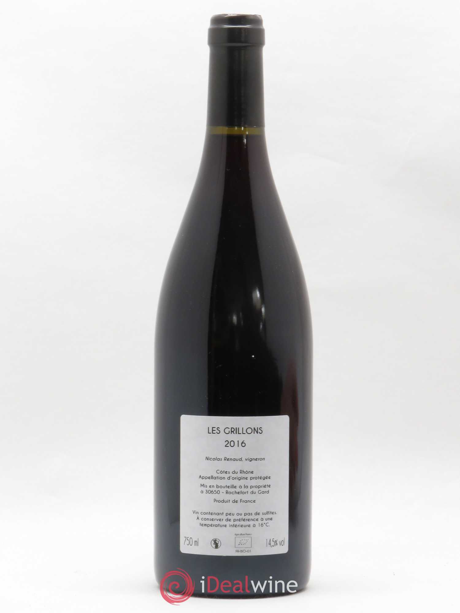 Côtes-du-Rhône Clos des Grillons 2016 - Lot de 1 bouteille - 1