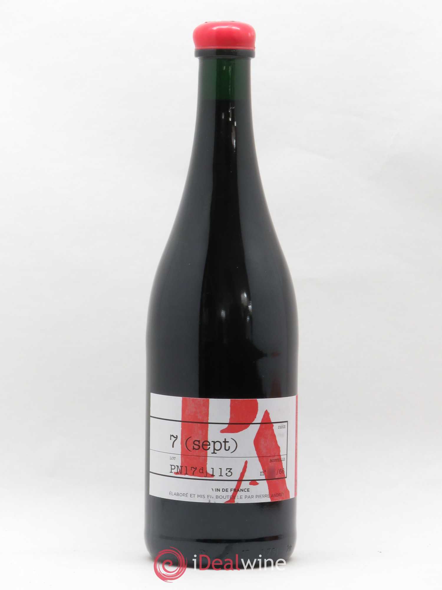 Vin de France Pinot Noir Verba Pampinea Florence Bouleaux et Pierre Andrey 2017 - Posten von 1 Flasche - 0