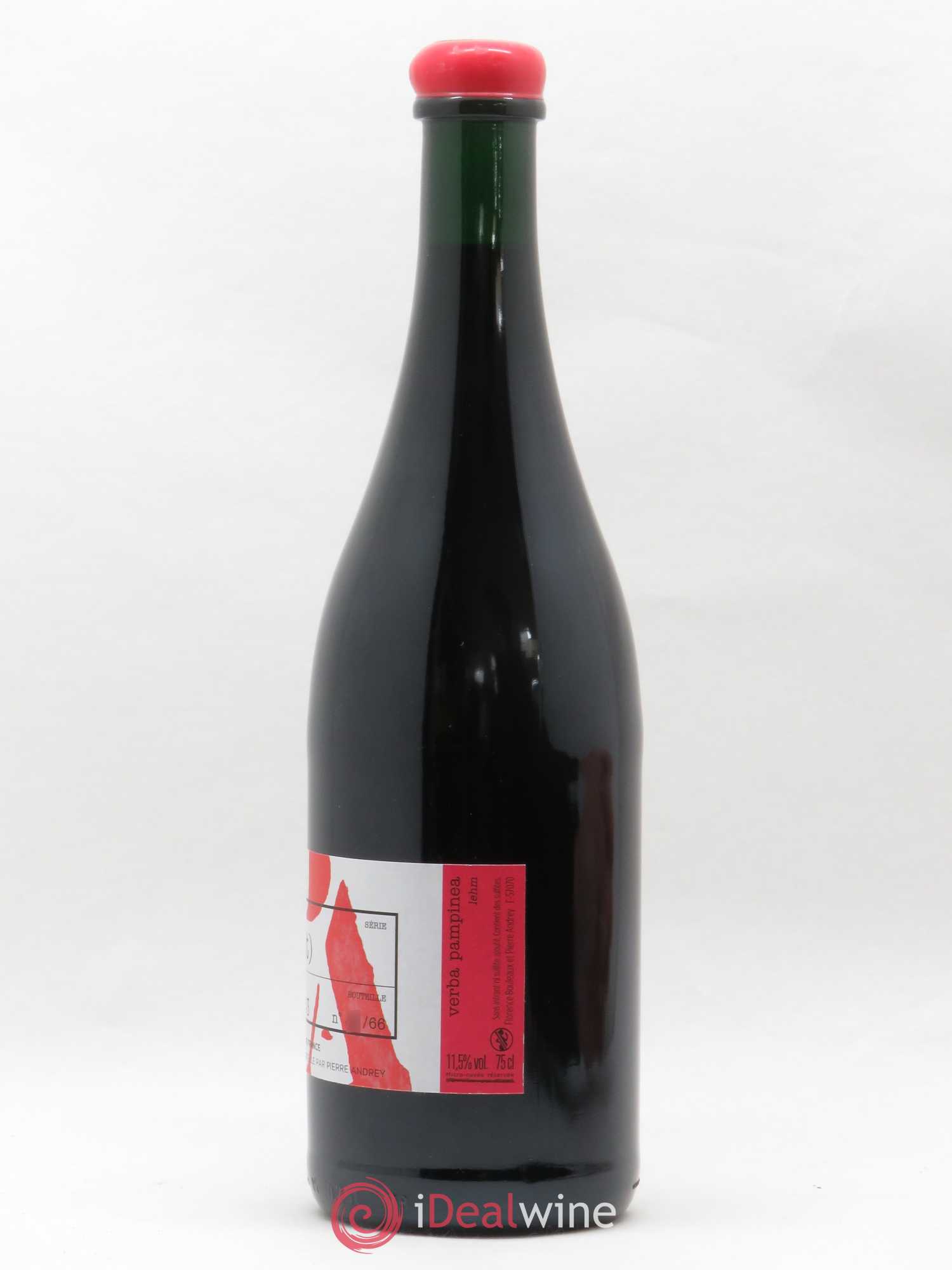 Vin de France Pinot Noir Verba Pampinea Florence Bouleaux et Pierre Andrey 2017 - Posten von 1 Flasche - 1
