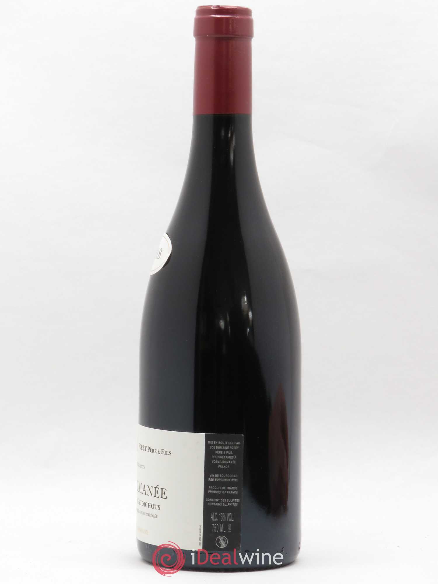 Vosne-Romanée 1er Cru Les Gaudichots Forey Père et Fils (Domaine) 2018 - Lot de 1 bouteille - 1