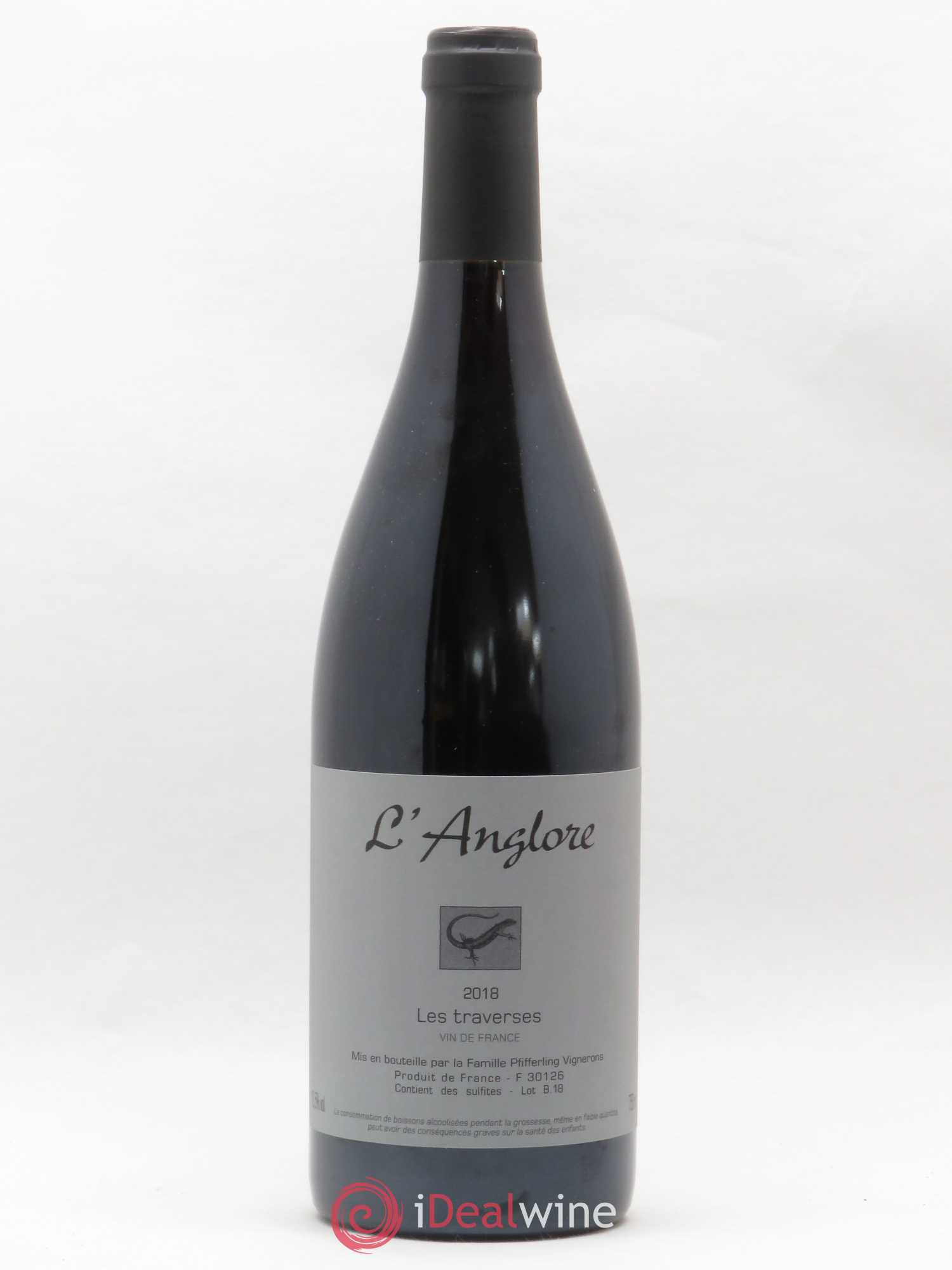 Vin de France Les Traverses L'Anglore 2018 - Lot de 1 bouteille - 0