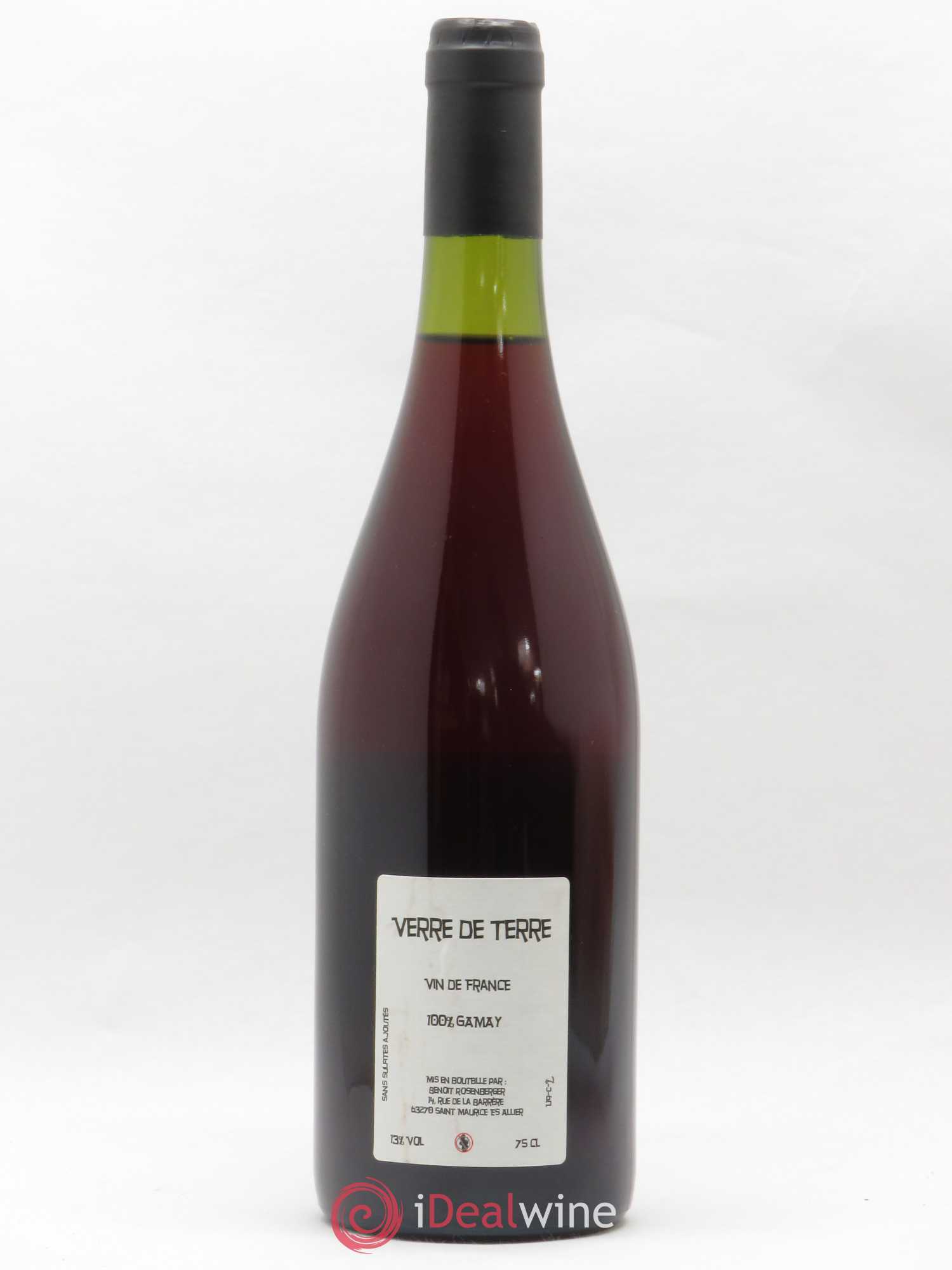 Vin de France Verre de Terre Loup des Vignes Benoit Rosenberger 2019 - Lot de 1 bouteille - 1