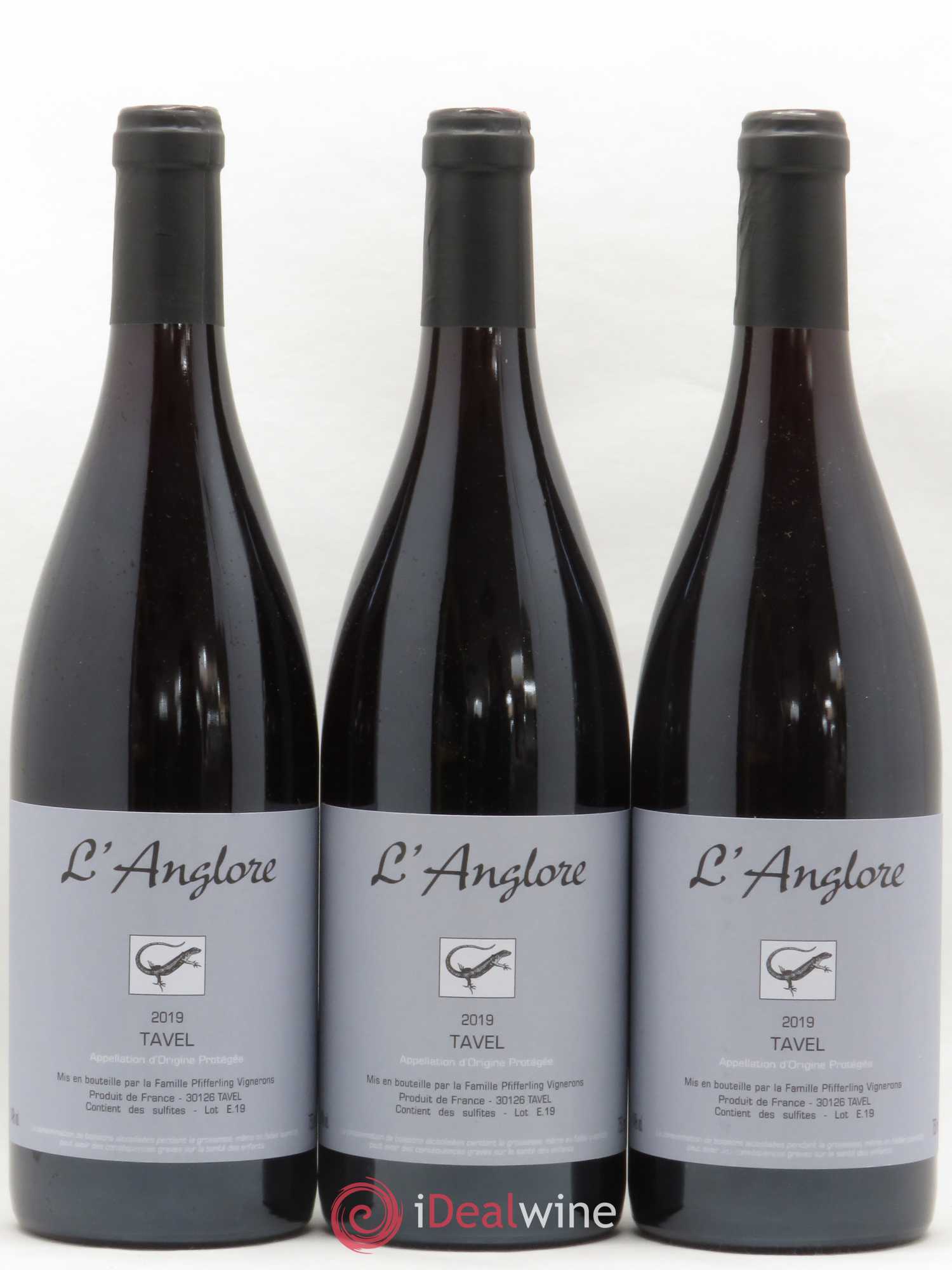 Tavel L'Anglore 2019 - Posten von 6 Flaschen - 1