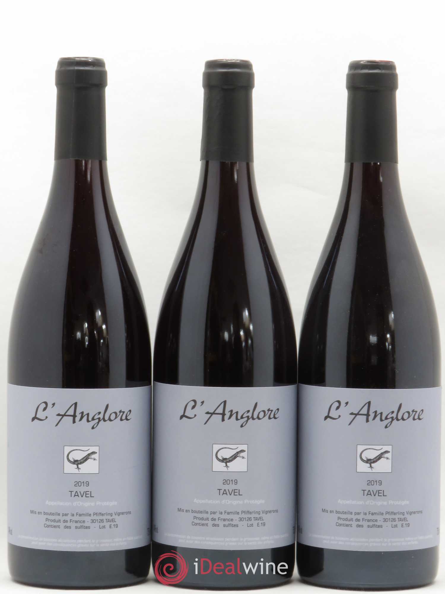 Tavel L'Anglore 2019 - Posten von 6 Flaschen - 2