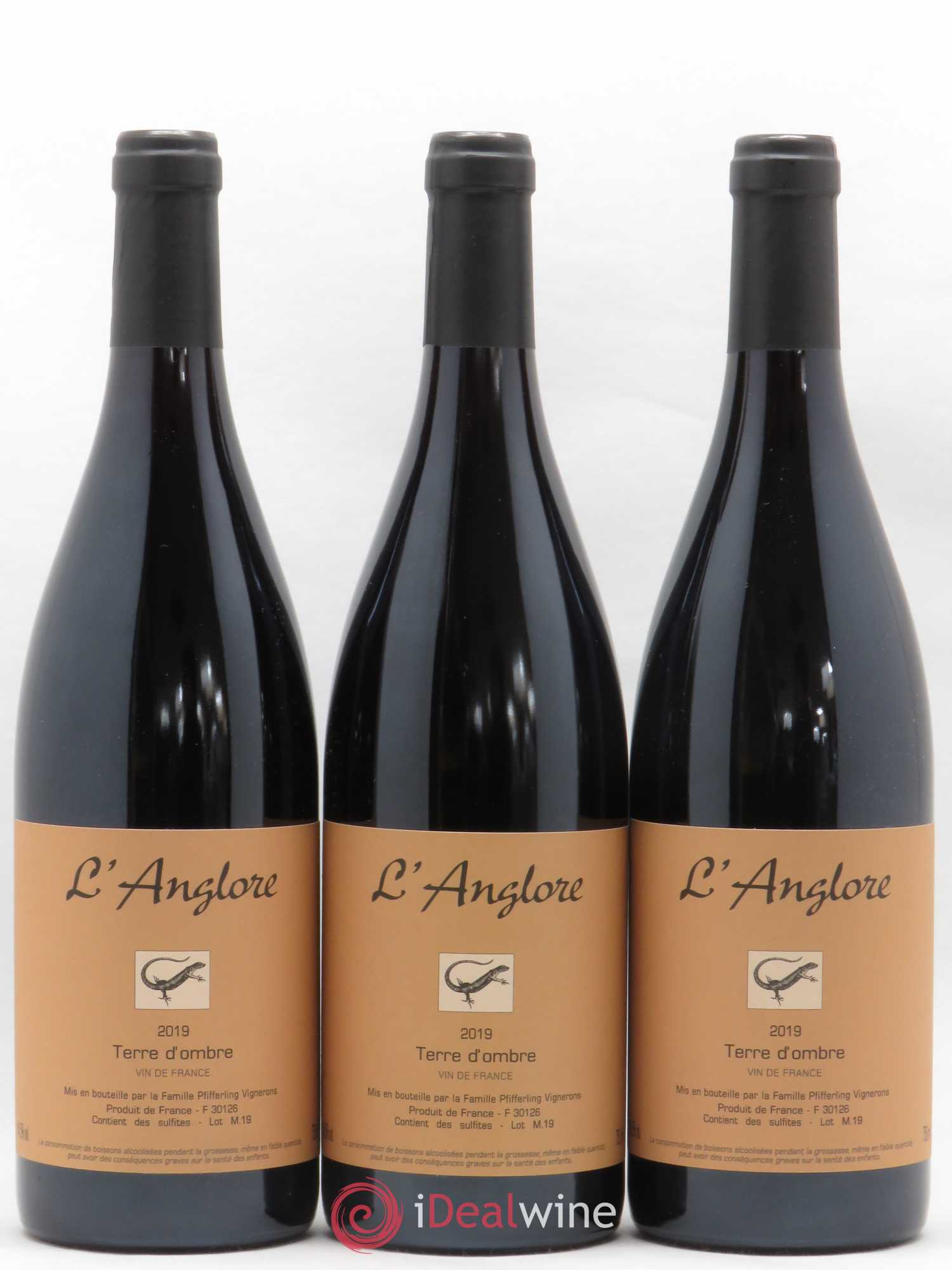 Vin de France Terre d'Ombre L'Anglore 2019 - Lot de 6 bouteilles - 2