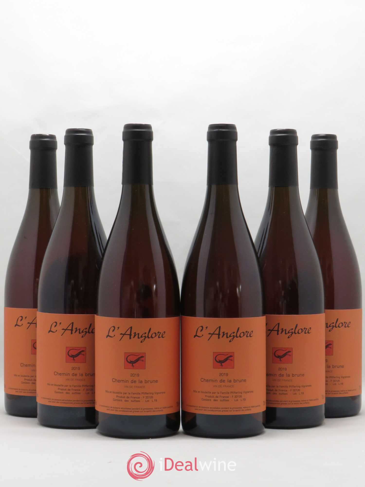 Vin de France Chemin de la brune L'Anglore 2019 - Lot de 6 bouteilles - 0