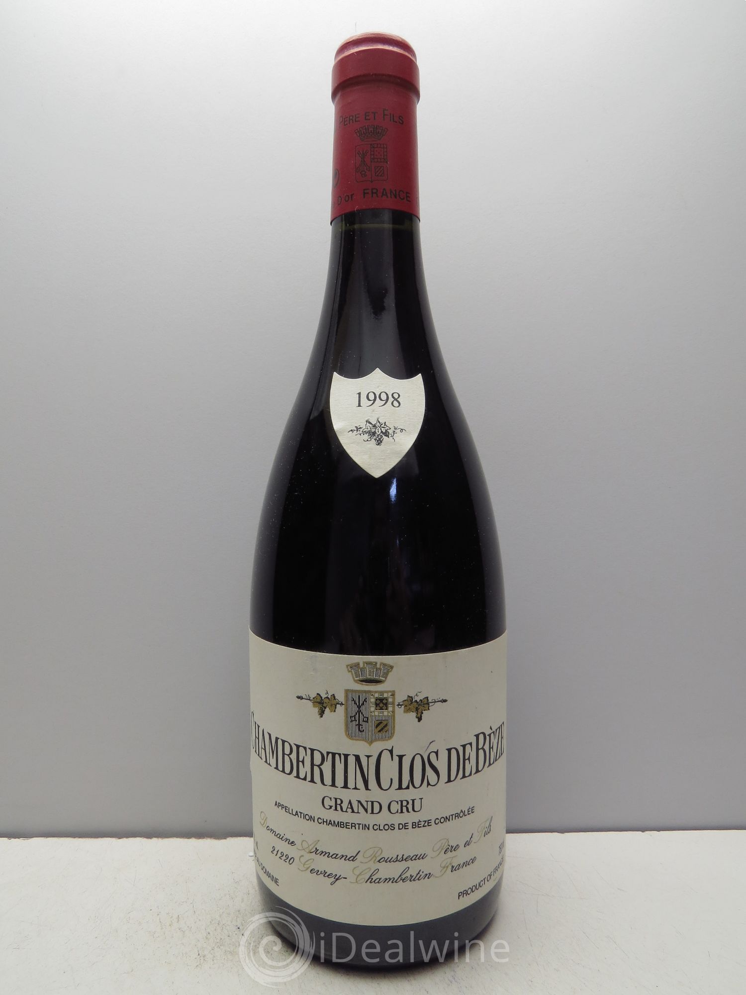 Chambertin Clos de Bèze Grand Cru Armand Rousseau (Domaine) 1998 - Lot de 1 bouteille - 0