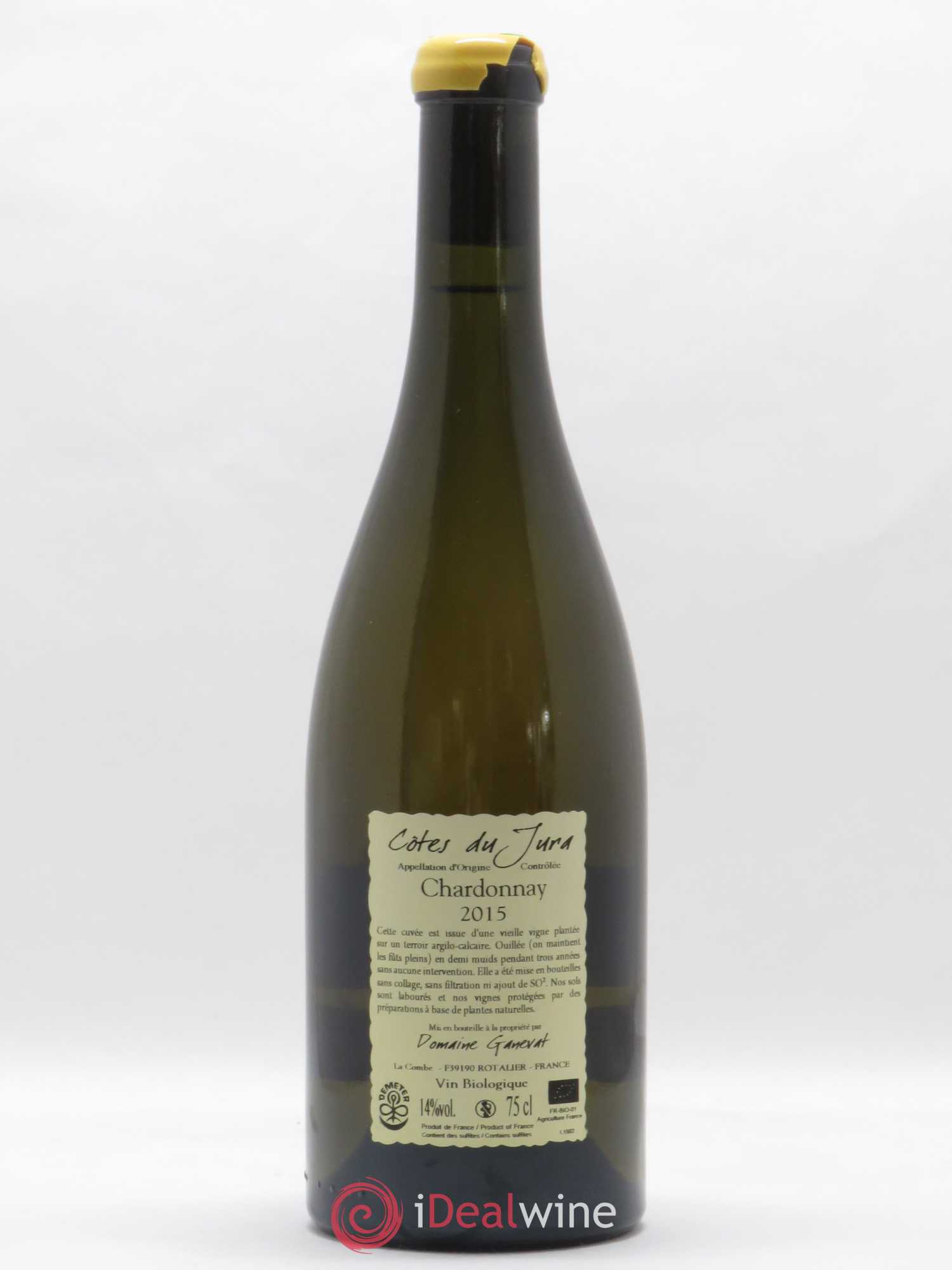Côtes du Jura Les Chamois du Paradis Jean-François Ganevat (Domaine) 2015 - Lot de 1 bouteille - 1
