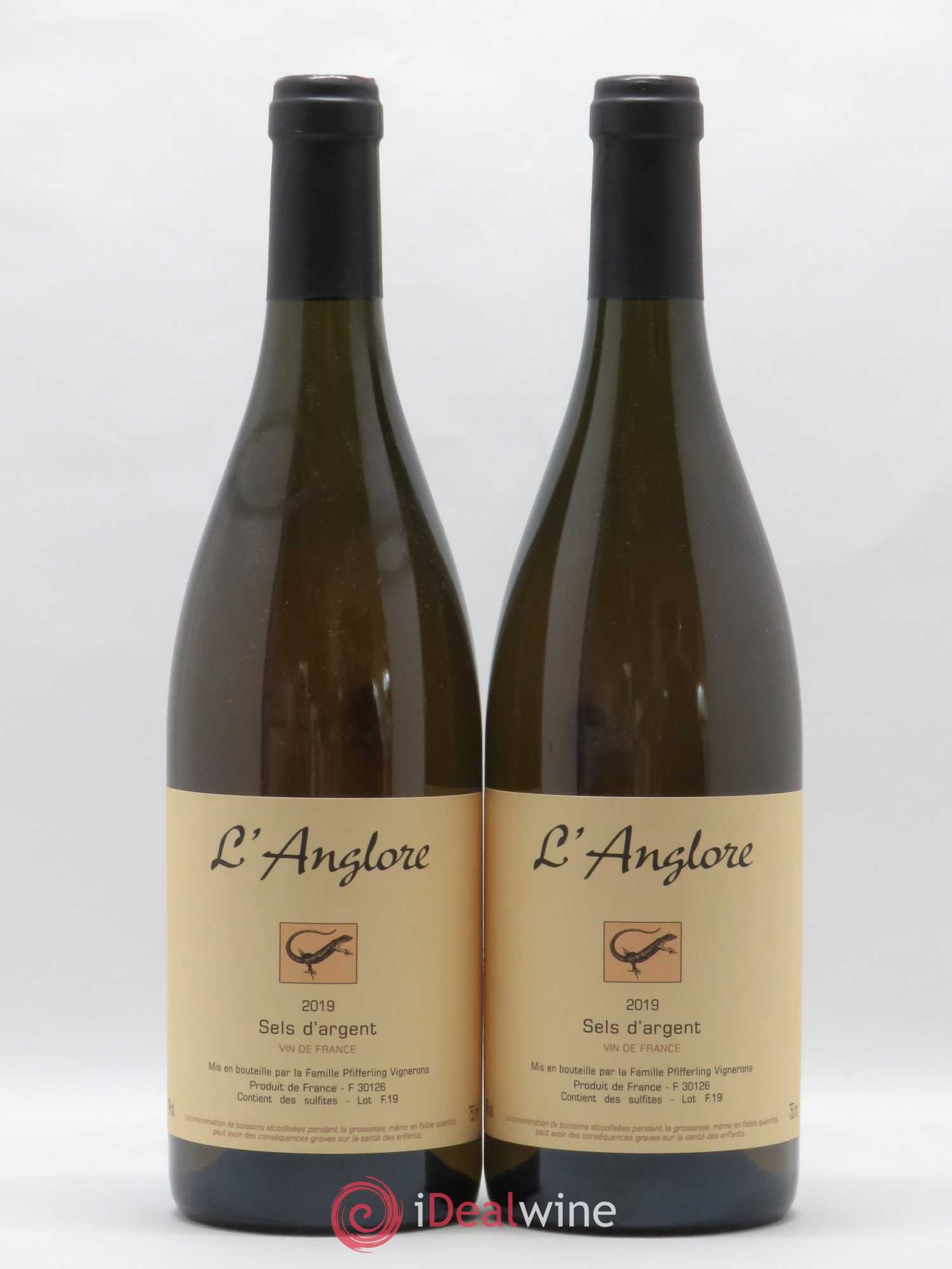Vin de France Sels d'argent L'Anglore 2019 - Lot de 2 bouteilles - 0