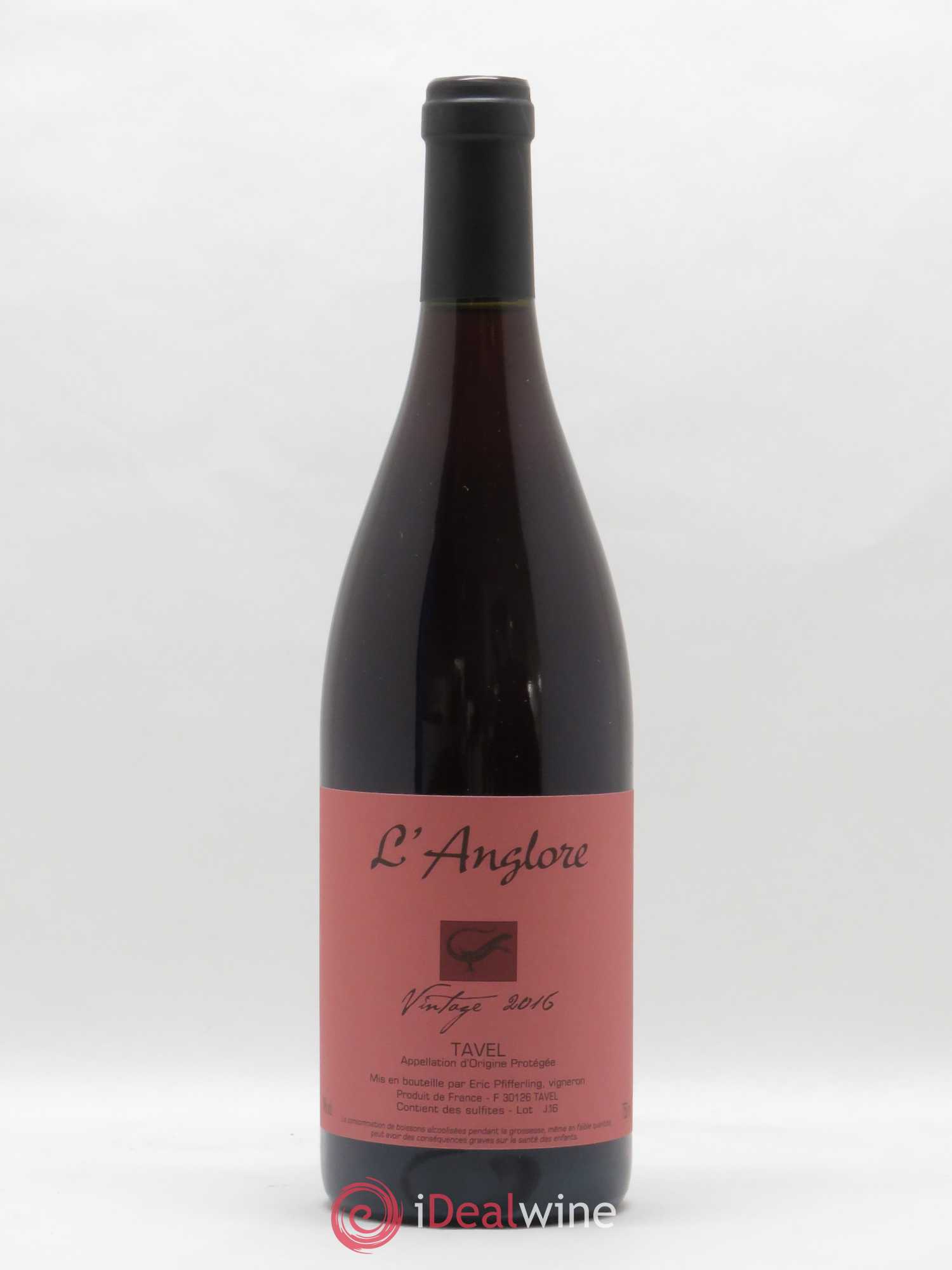 Tavel Vintage L'Anglore 2016 - Lot de 1 bouteille - 0