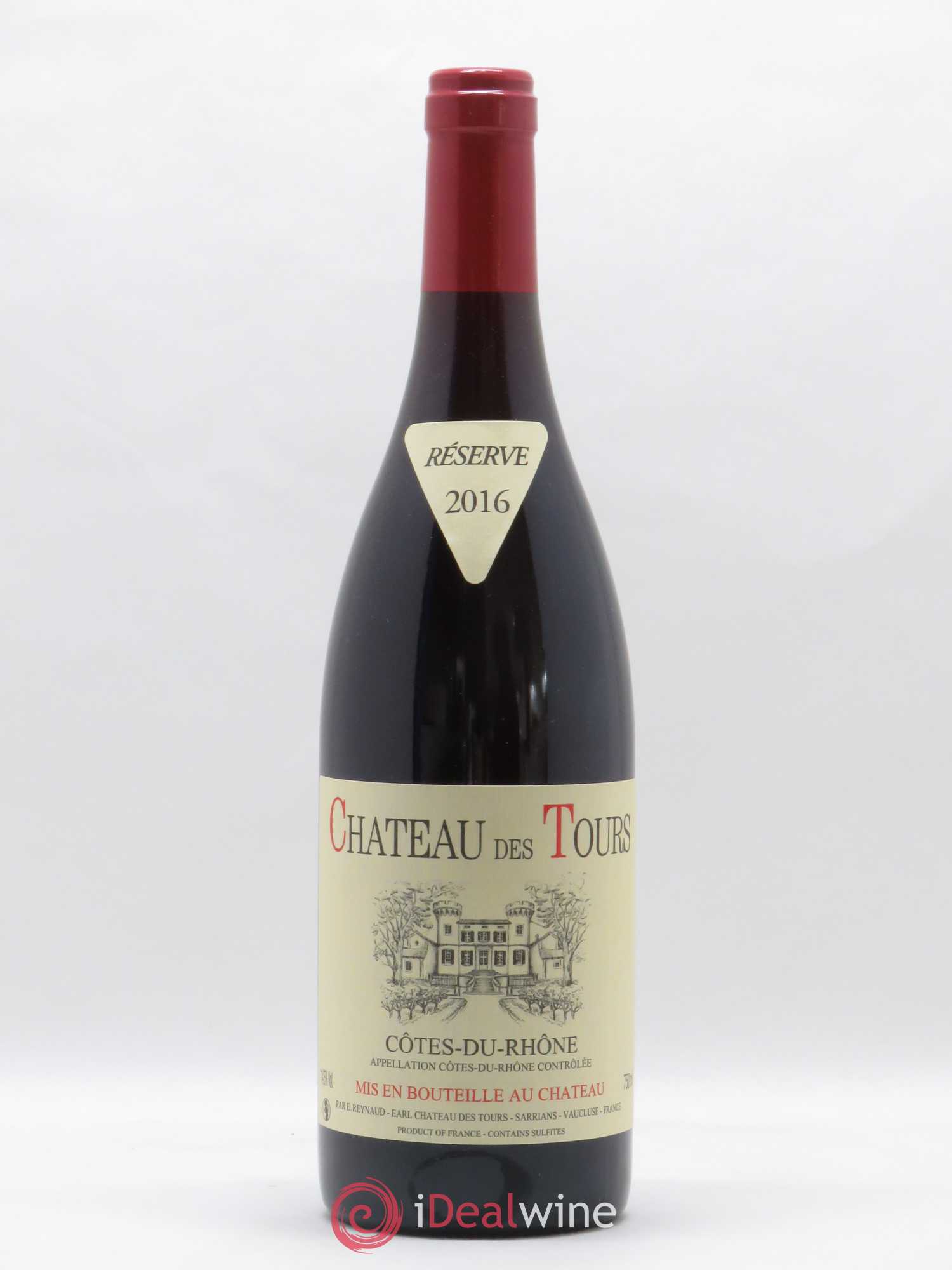 Côtes-du-Rhône Château des Tours Emmanuel Reynaud 2016 - Lot de 1 bouteille - 0