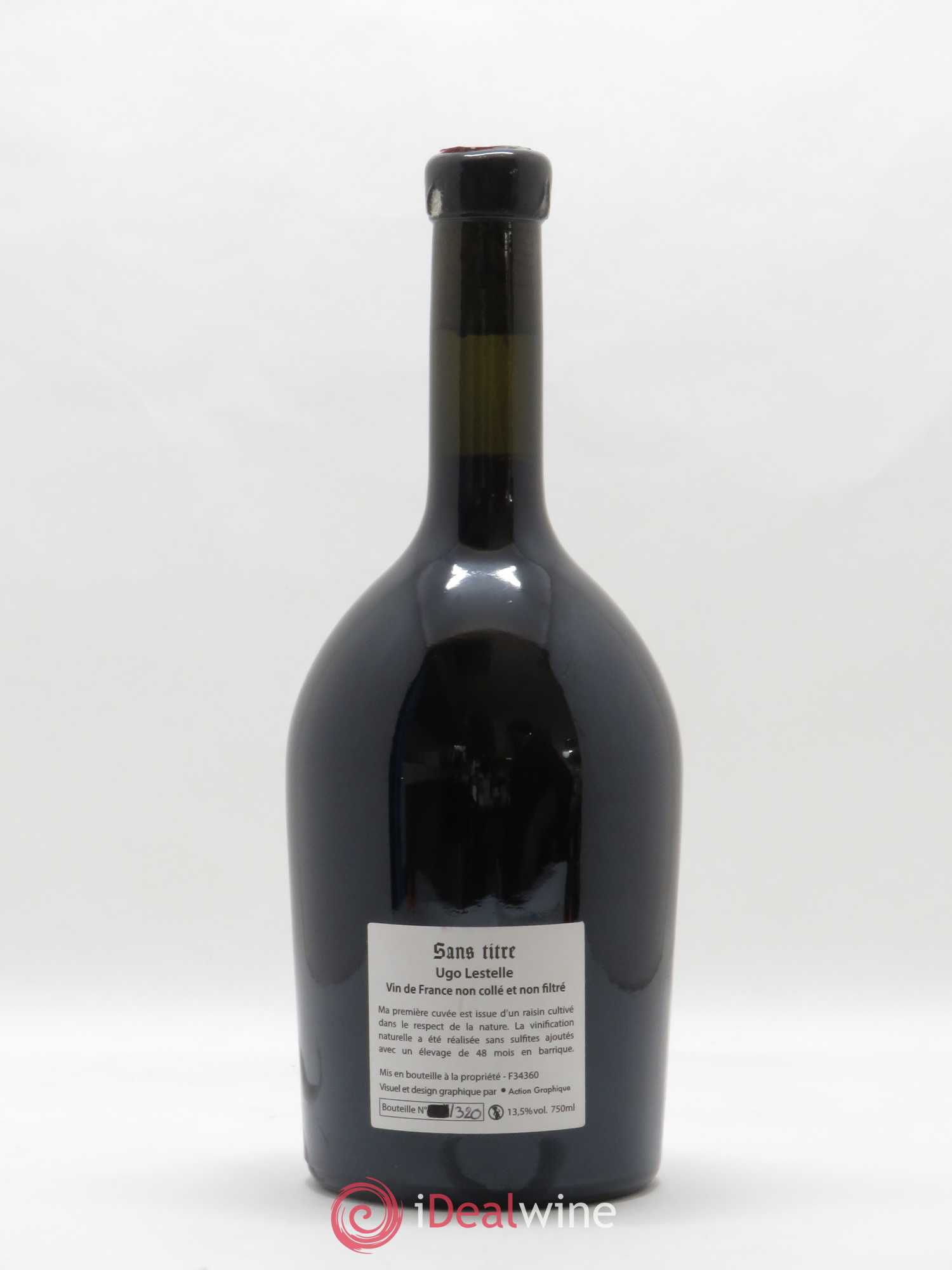 Vin de France Sans titre Ugo Lestelle - Posten von 1 Flasche - 1