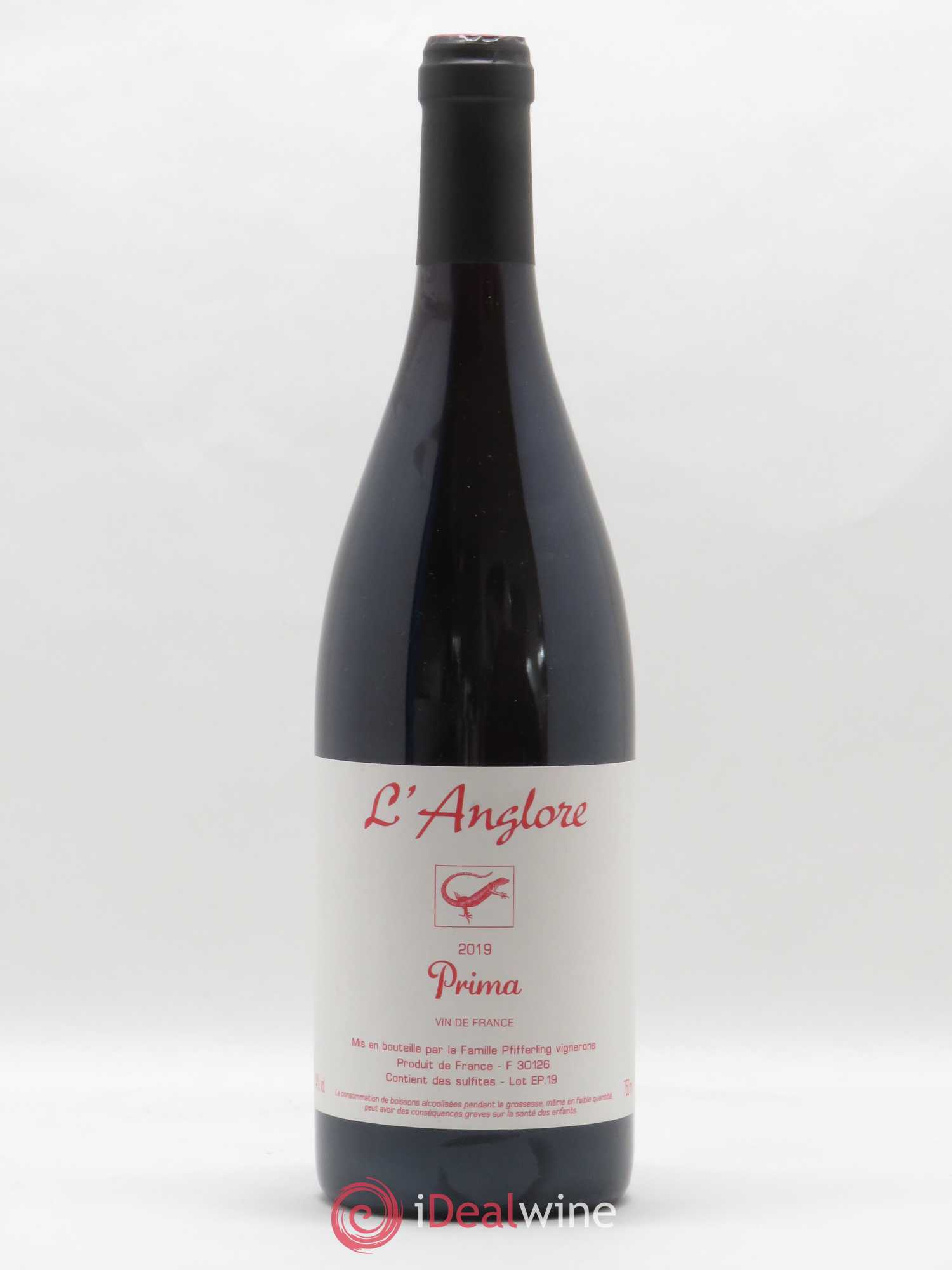 Vin de France Prima L'Anglore 2019 - Lot de 1 bouteille - 0