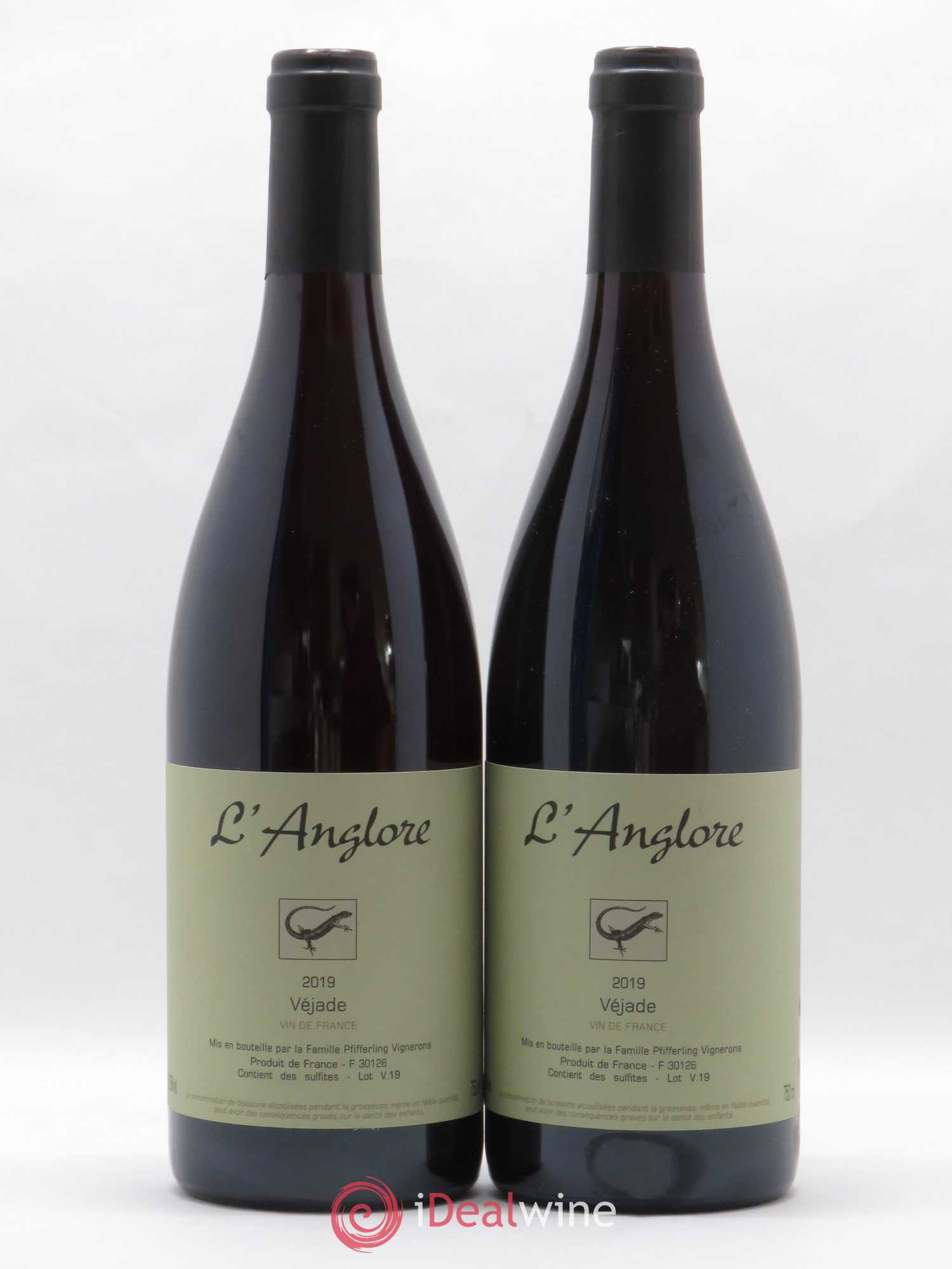 Vin de France Véjade L'Anglore 2019 - Lot de 2 bouteilles - 0