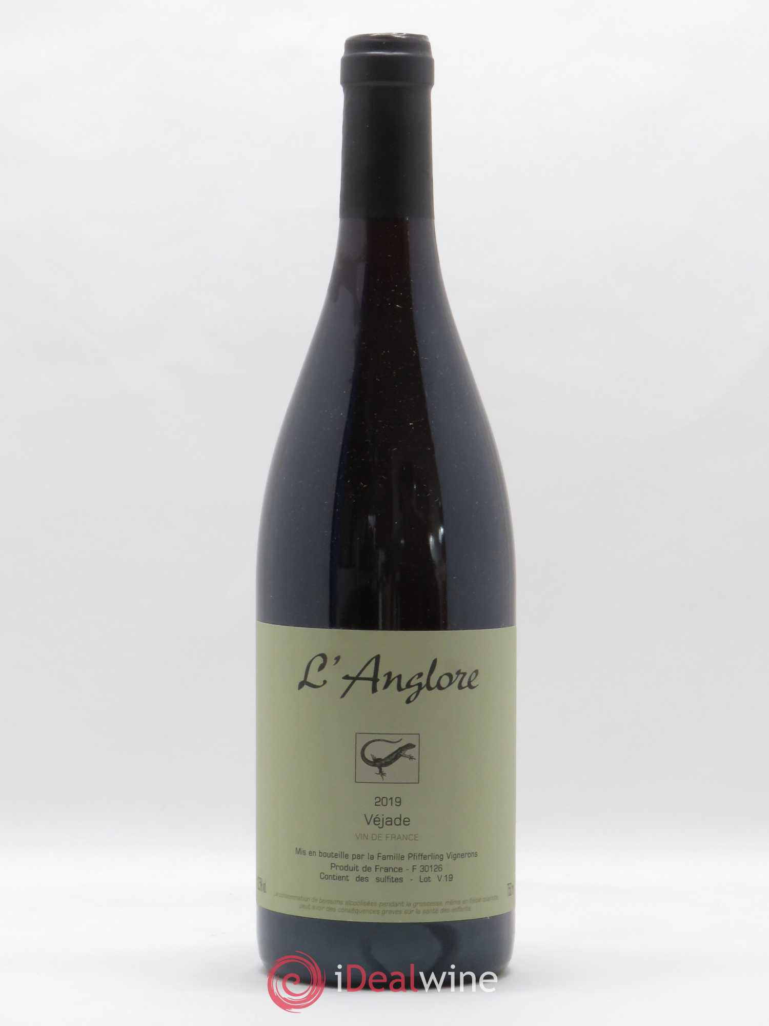 Vin de France Véjade L'Anglore 2019 - Lot de 1 bouteille - 0