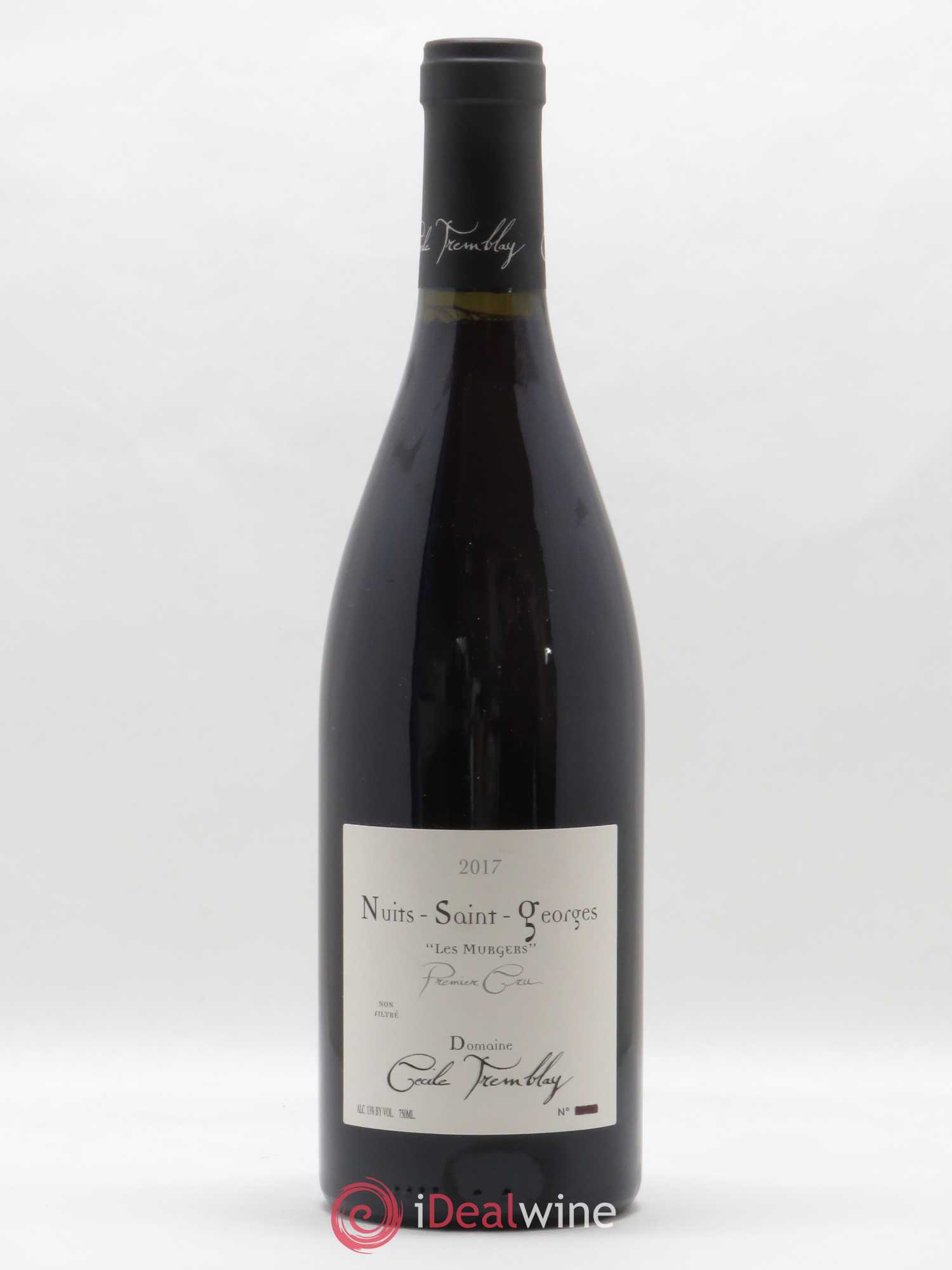 Nuits-Saint-Georges 1er Cru Les Murgers Cécile Tremblay 2017 - Lot de 1 bouteille - 0