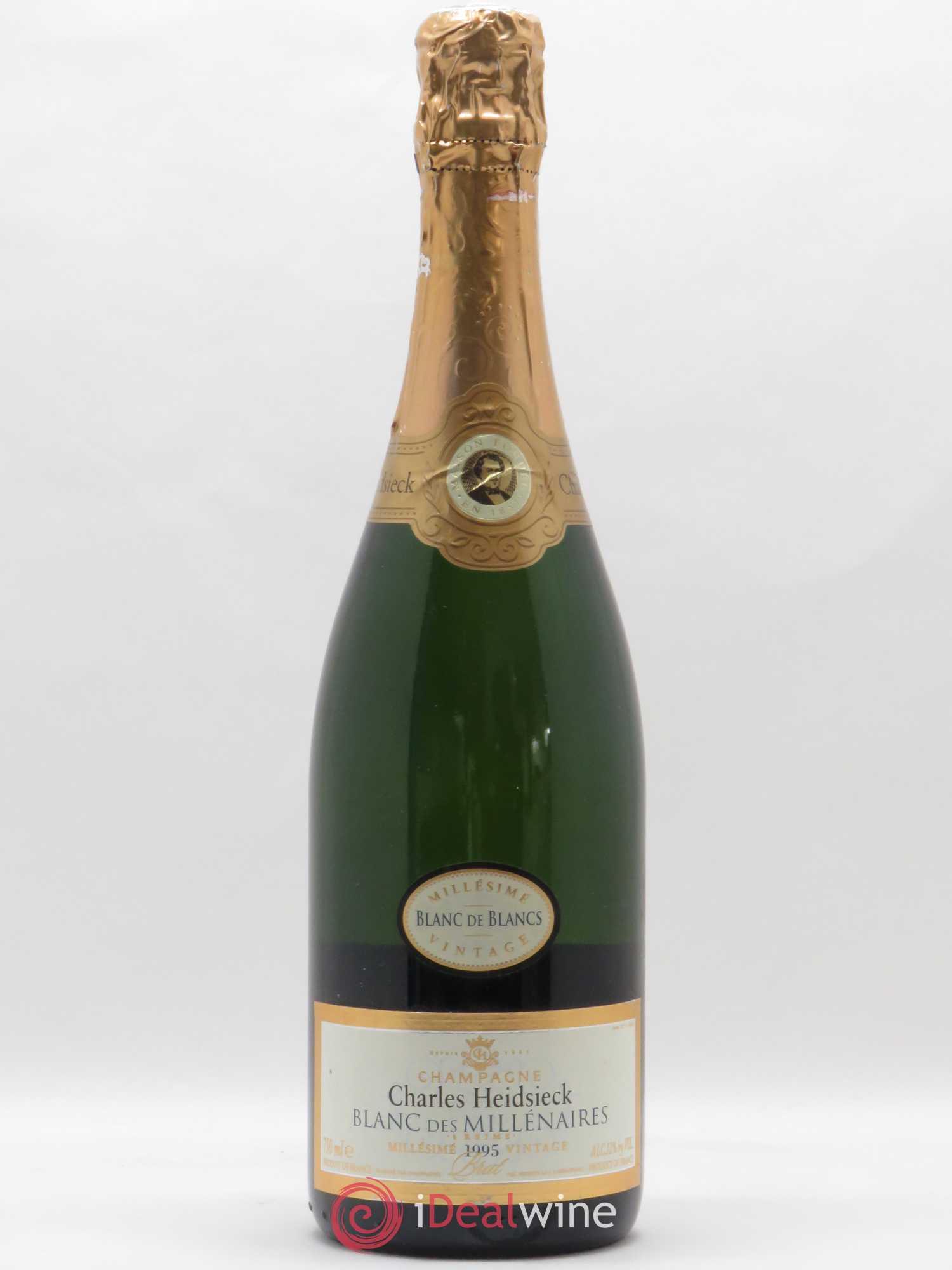 Blanc de Blancs Blanc des Millénaires Brut Charles Heidsieck blanc de blancs 1995 - Lot de 1 bouteille - 0
