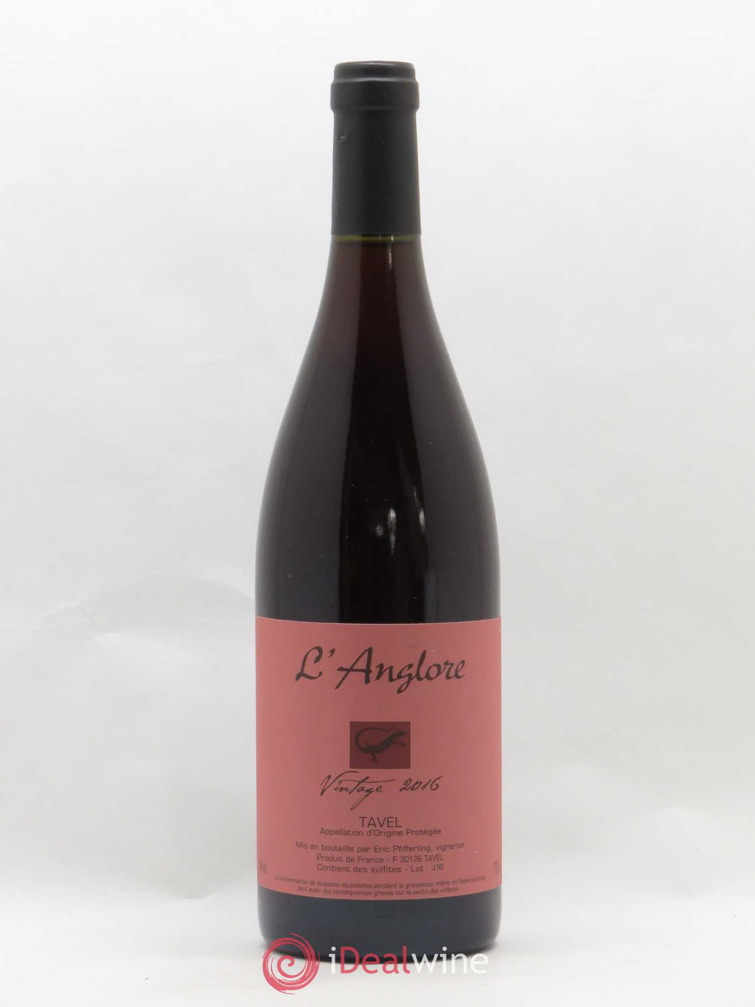 Tavel Vintage L'Anglore 2016 - Lot de 1 bouteille - 0