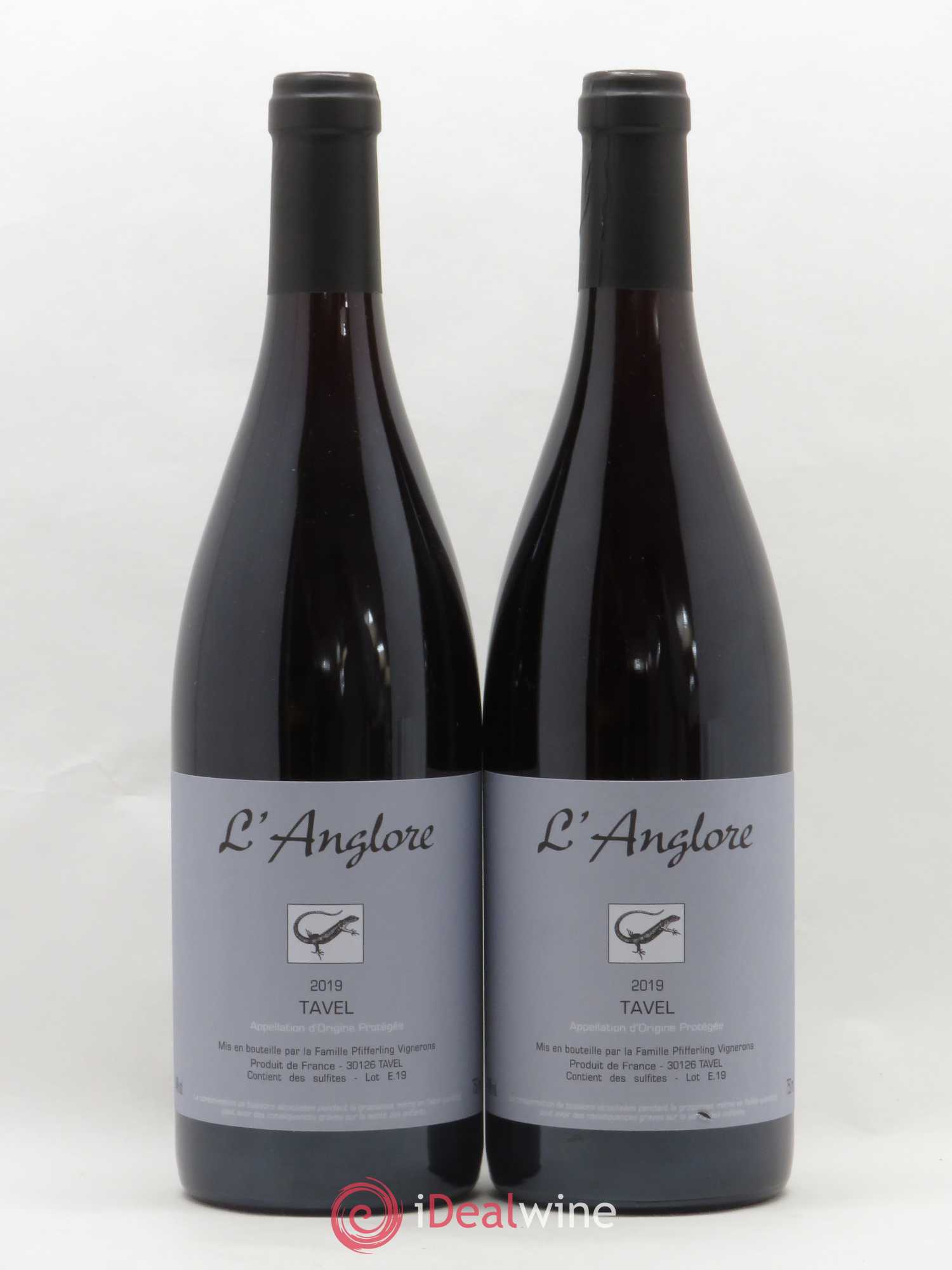 Tavel L'Anglore 2019 - Posten von 2 Flaschen - 0