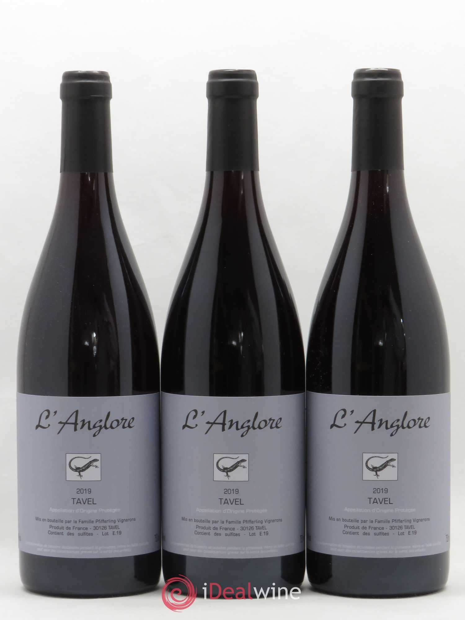 Tavel L'Anglore 2019 - Posten von 6 Flaschen - 1