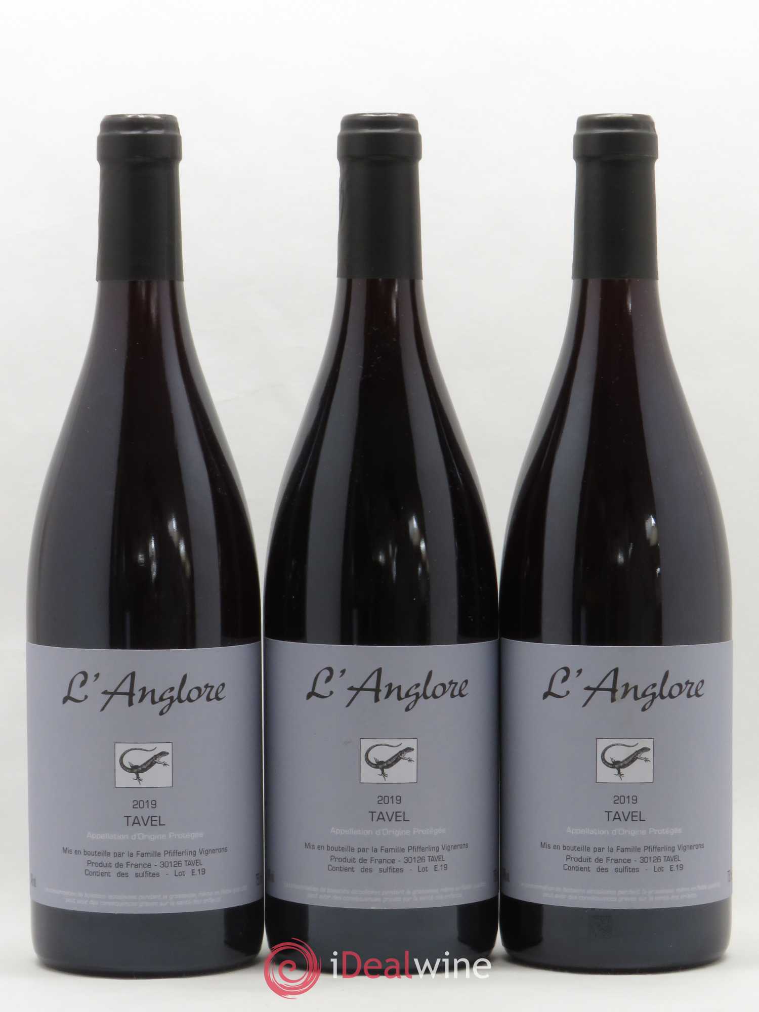 Tavel L'Anglore 2019 - Posten von 6 Flaschen - 2