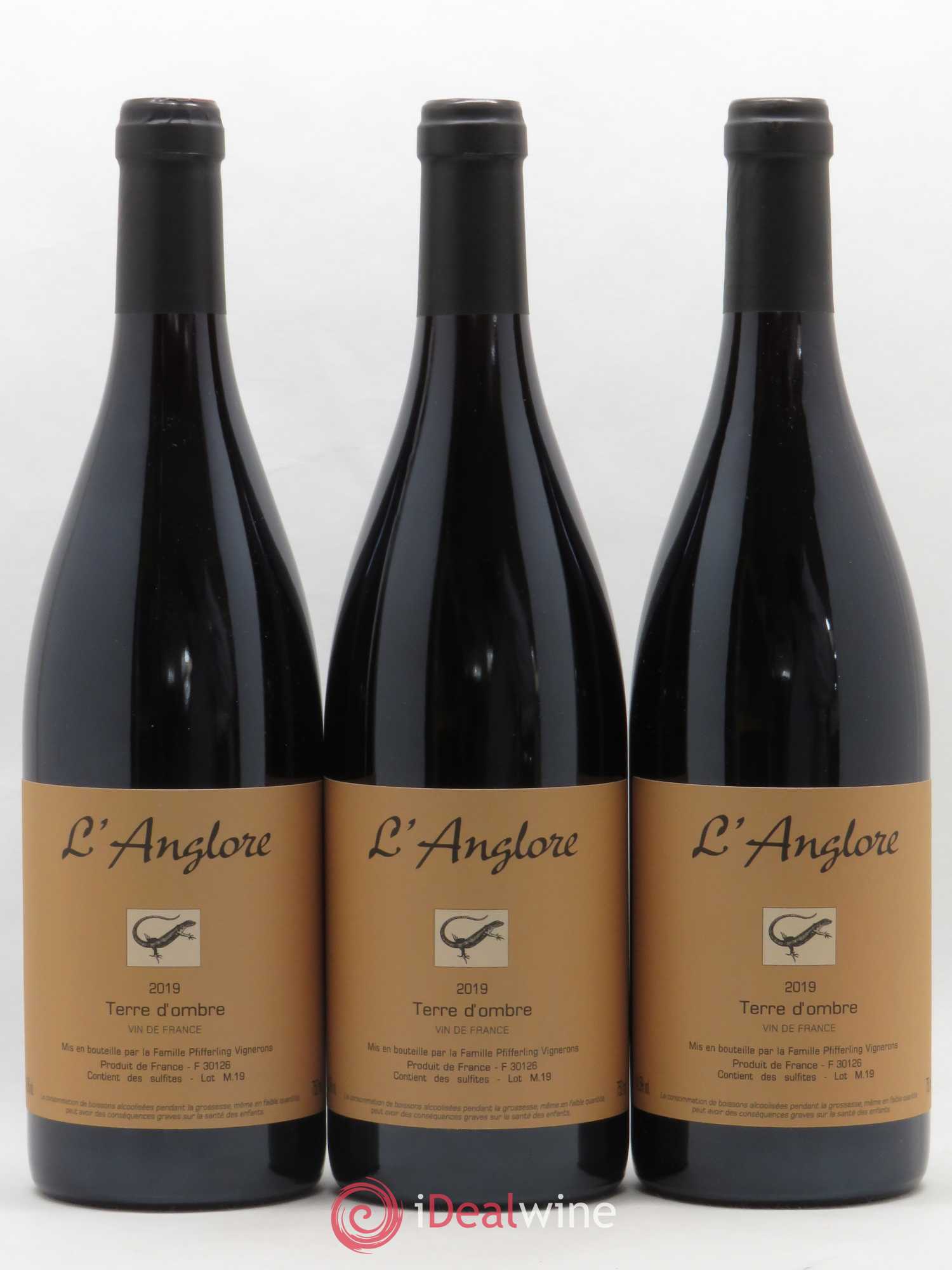 Vin de France Terre d'Ombre L'Anglore 2019 - Lot de 6 bouteilles - 1