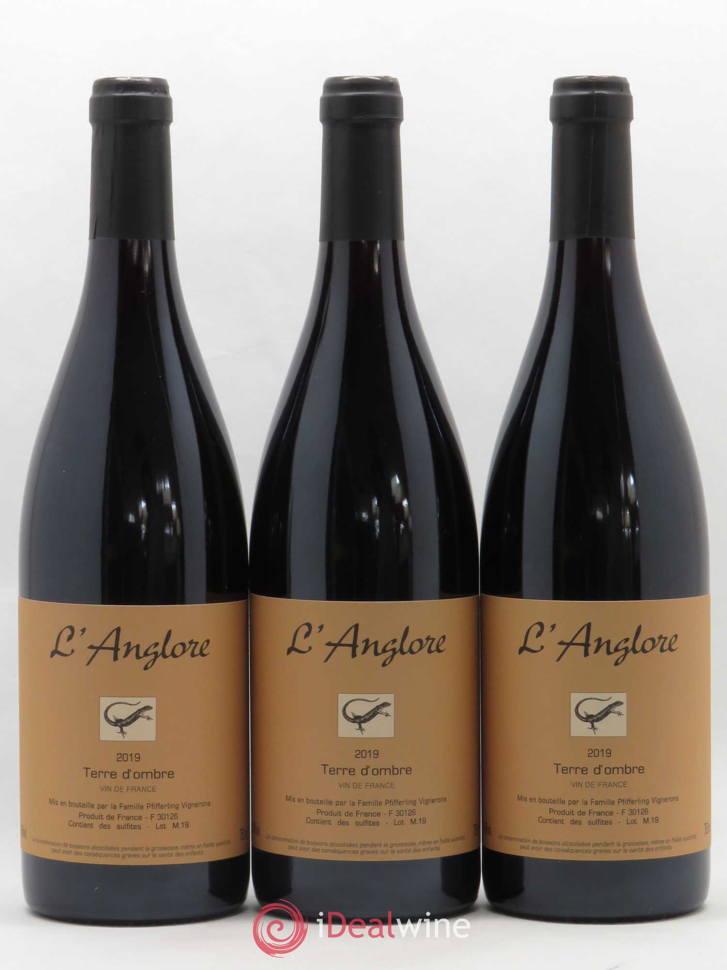 Vin de France Terre d'Ombre L'Anglore 2019 - Lot de 6 bouteilles - 2
