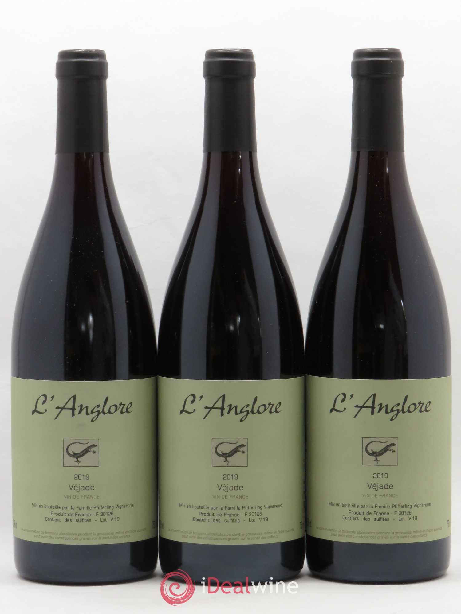 Vin de France Véjade L'Anglore 2019 - Lot de 6 bouteilles - 1