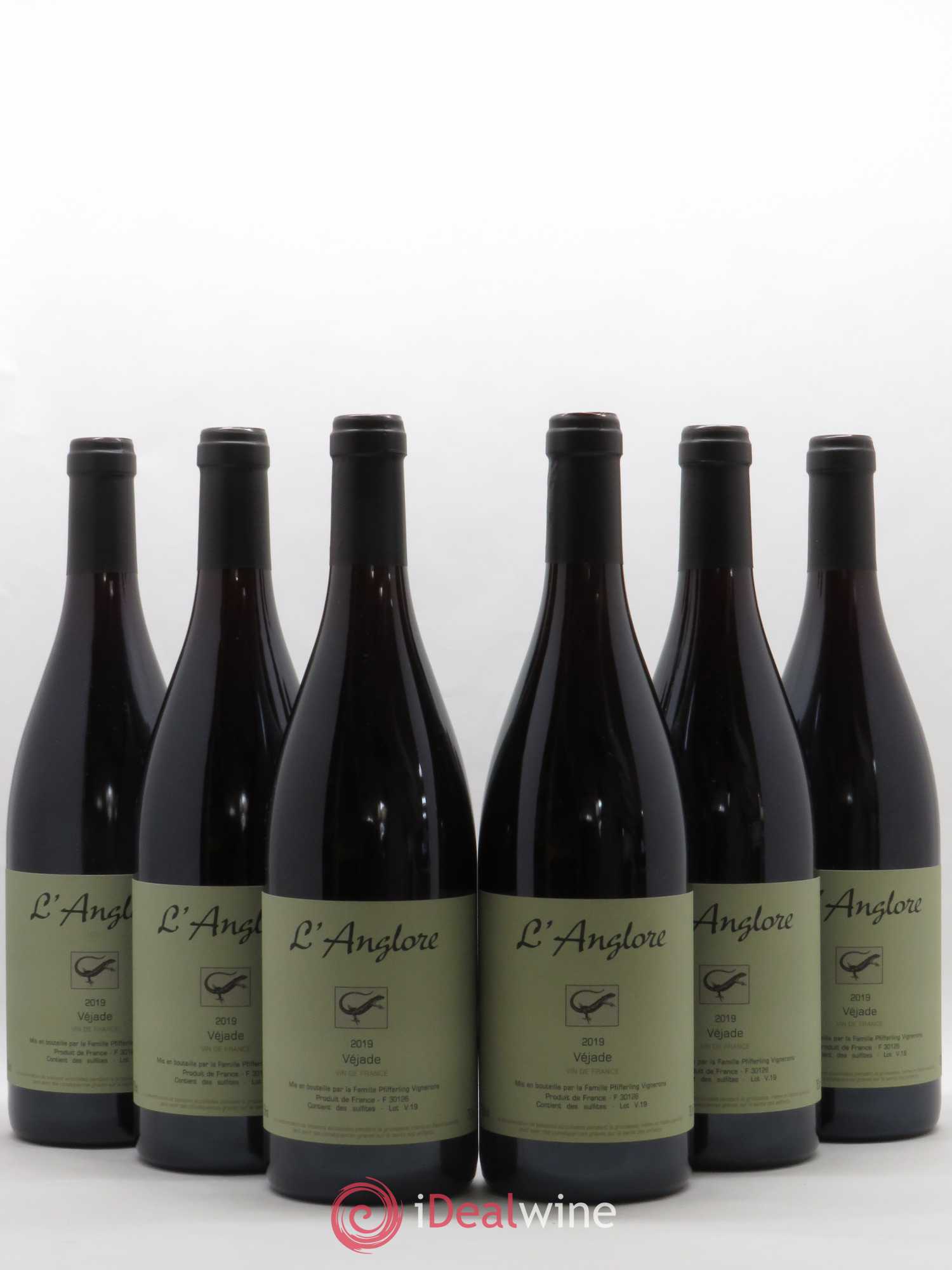 Vin de France Véjade L'Anglore 2019 - Lot de 6 bouteilles - 0