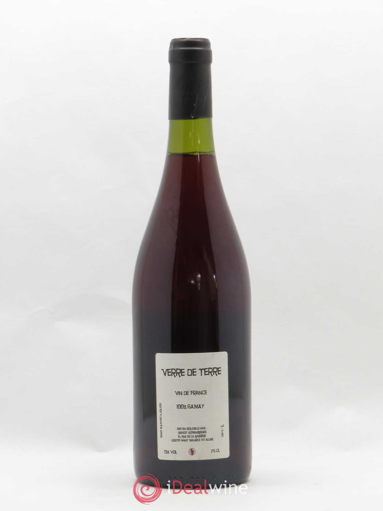 Vin de France Loup des vignes Verre de Terre Benoit Rosenberger 2019 - Lot de 1 bouteille - 1