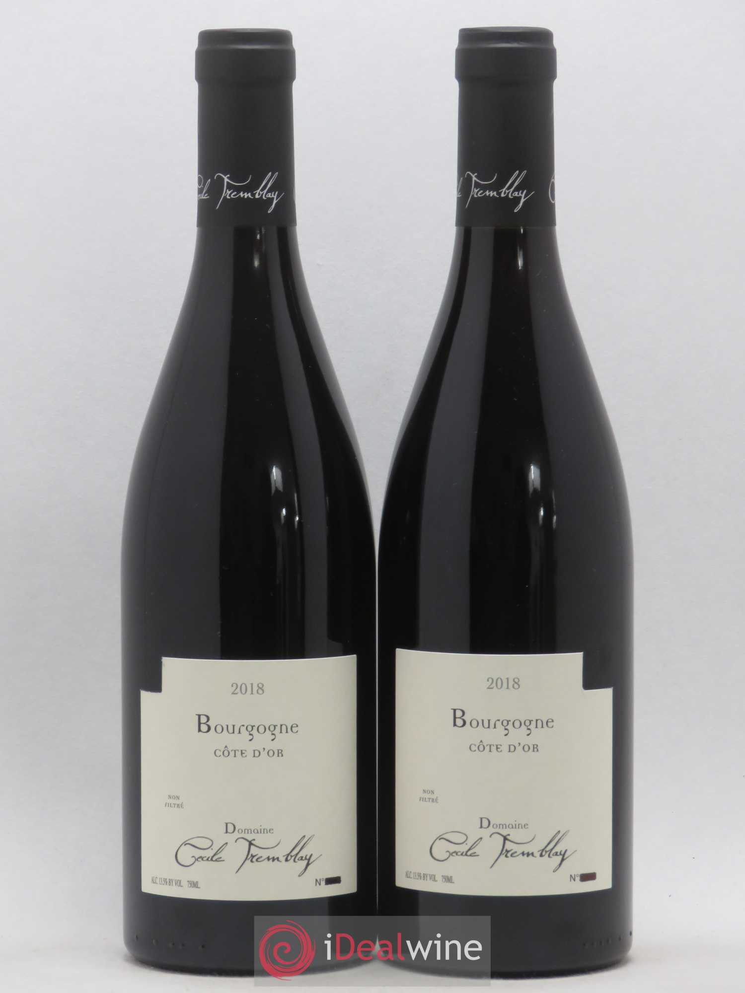 Bourgogne Côte-d'Or Cécile Tremblay 2018 - Lot de 2 bouteilles - 0